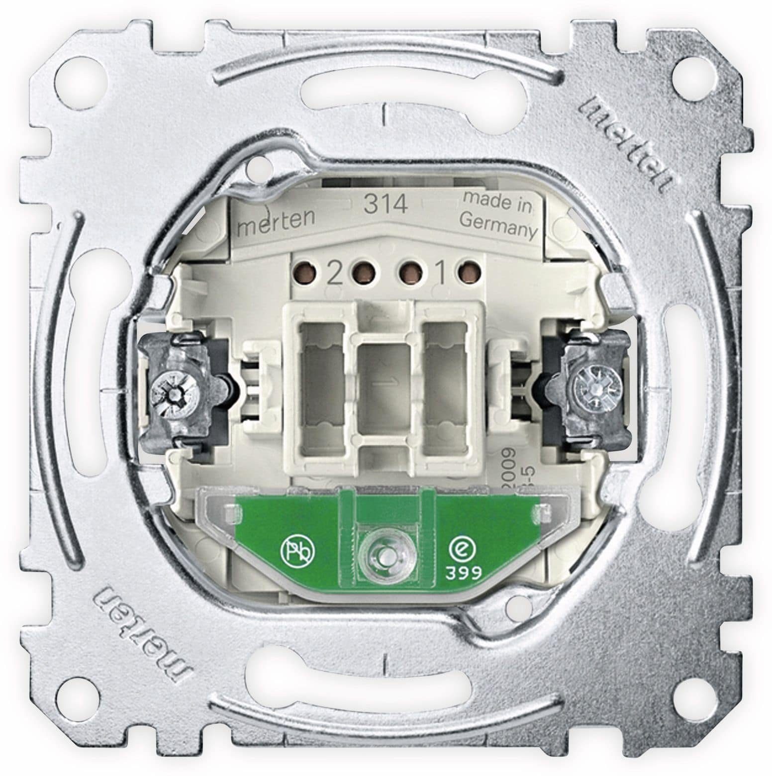 merten Schalter MEG3106-0000, Unterputzeinsatz MERTEN