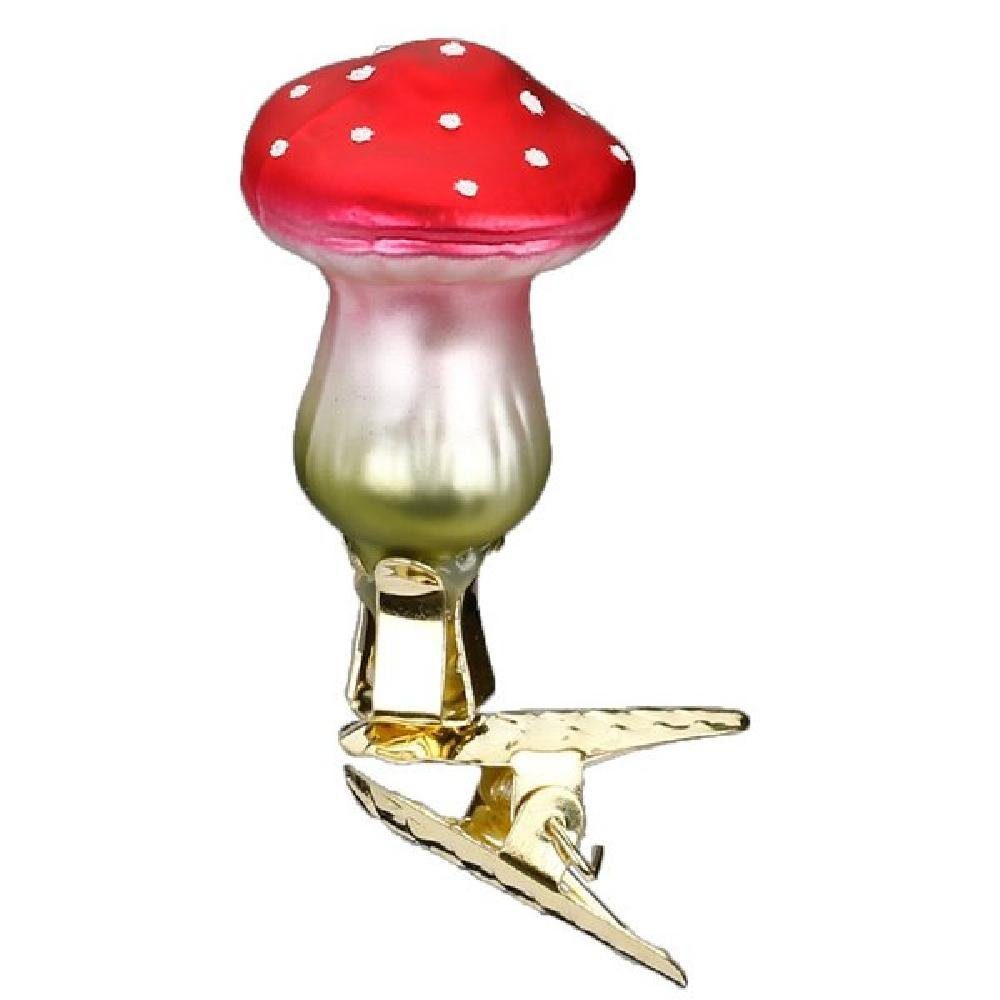 Christbaumschmuck flacher Minipilz