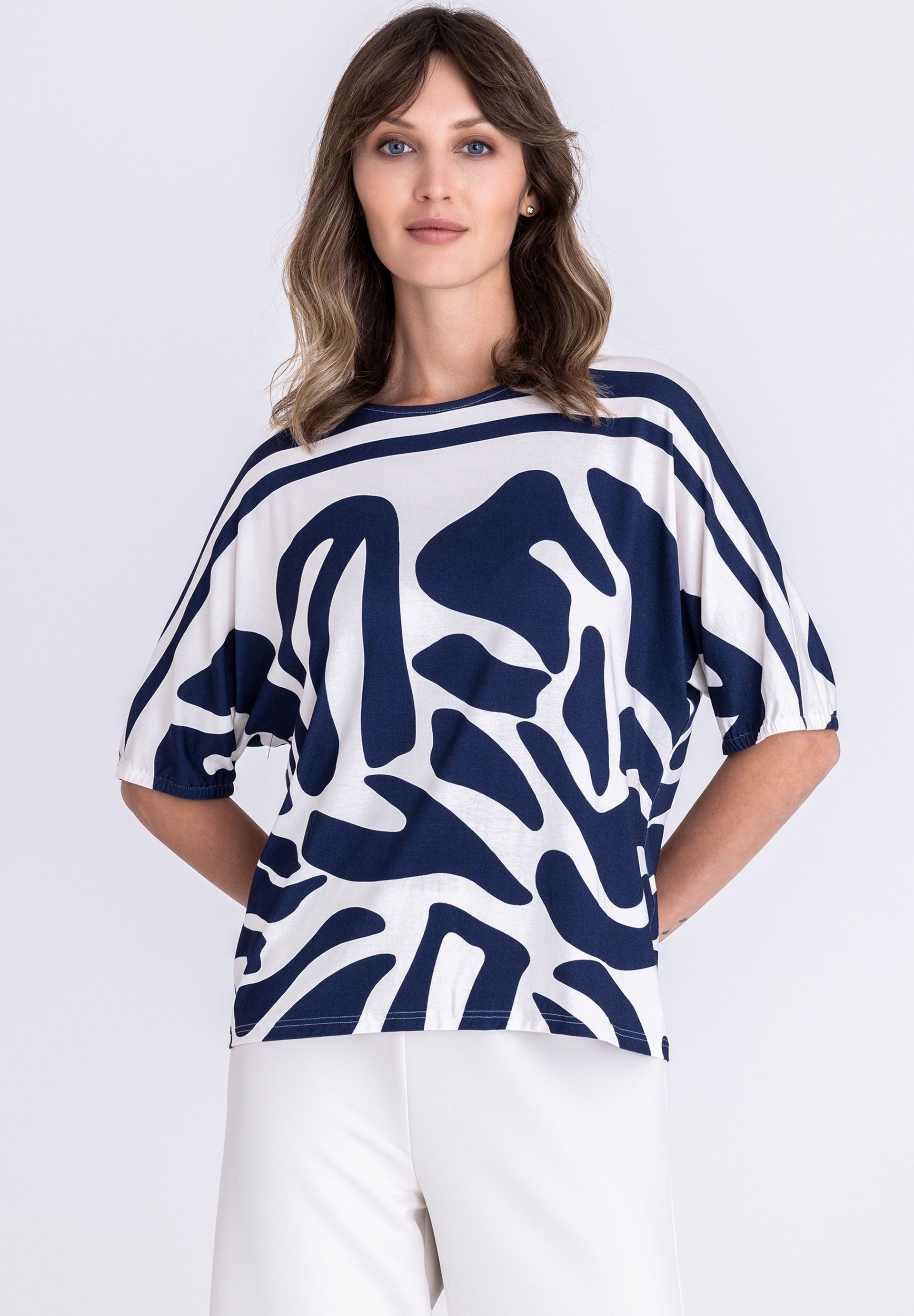 TUZZI T-Shirt mit auffälligem Print