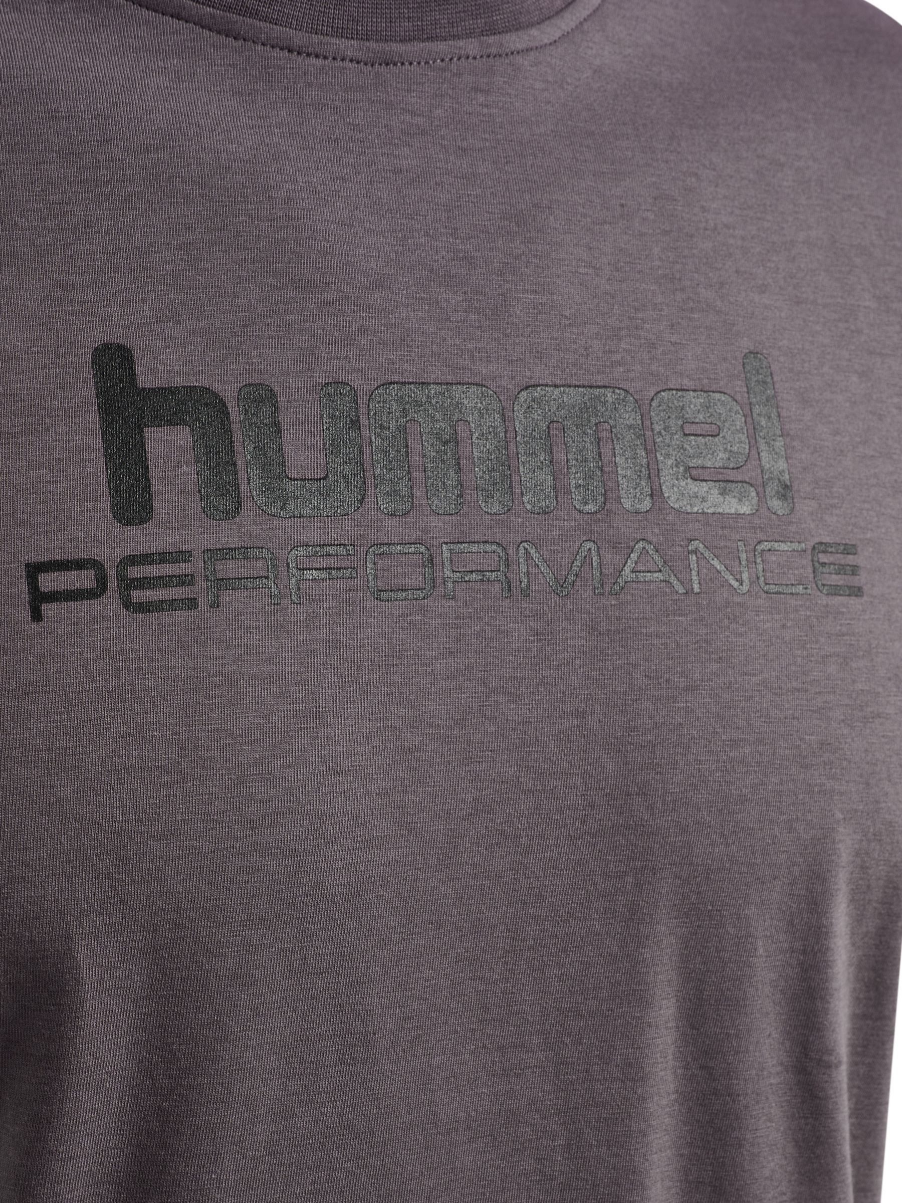 hummel T-Shirt Modernes Design Fotoprint Rundhals Regular Fit Sportlich (1-tlg) hmlPULSE GRAPHIC T-SHIRT S/S