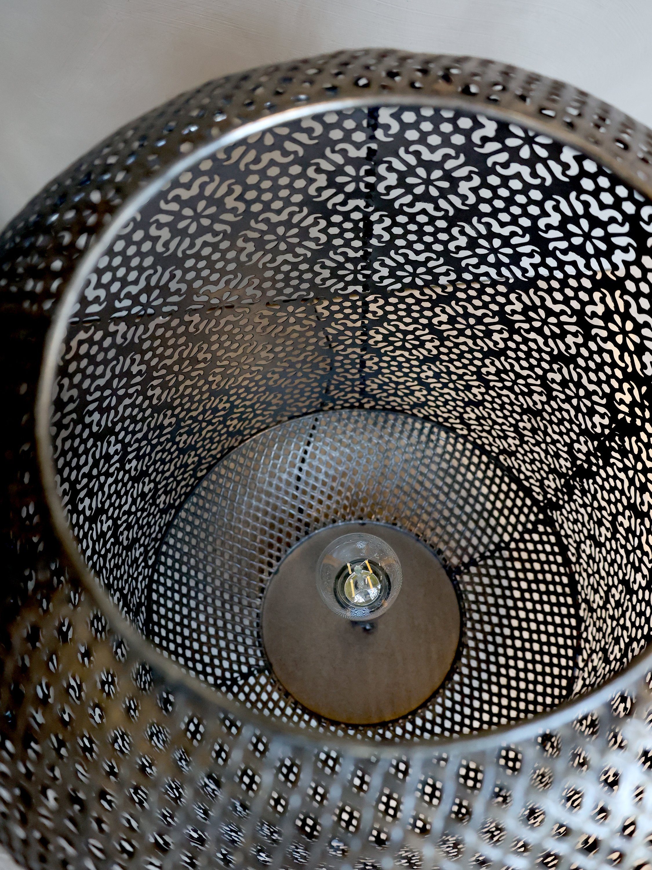 Chic Antique Stehlampe Chic Antique Tischlampe mit Muster Stehlampe Nachttischlampe 71103020, ohne Leuchtmittel