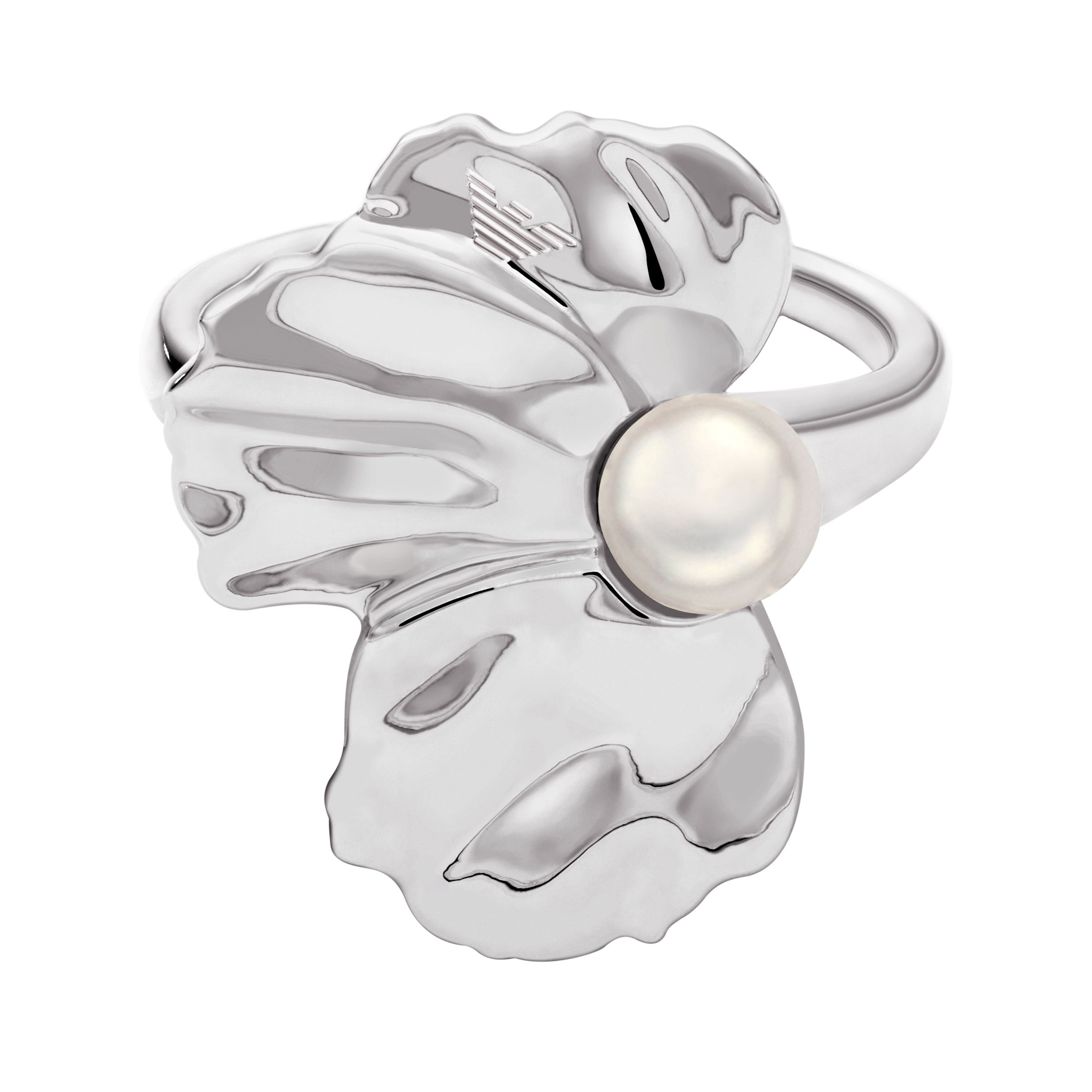 Emporio Armani Fingerring Schmuck Geschenk Metall, mit Süßwasserzuchtperle