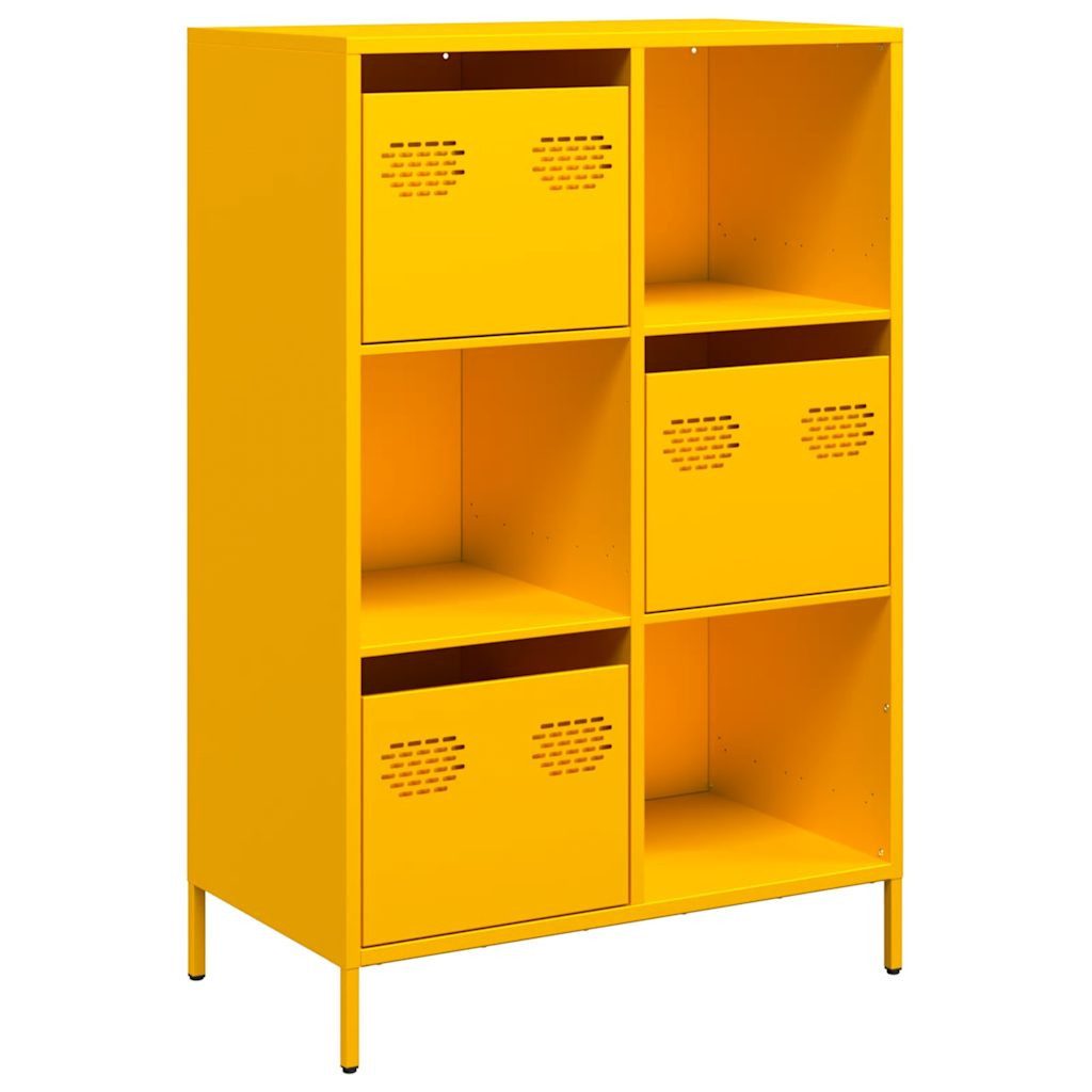 vidaXL Highboard Highboard Senfgelb 68x39x103,5 cm günstig online kaufen