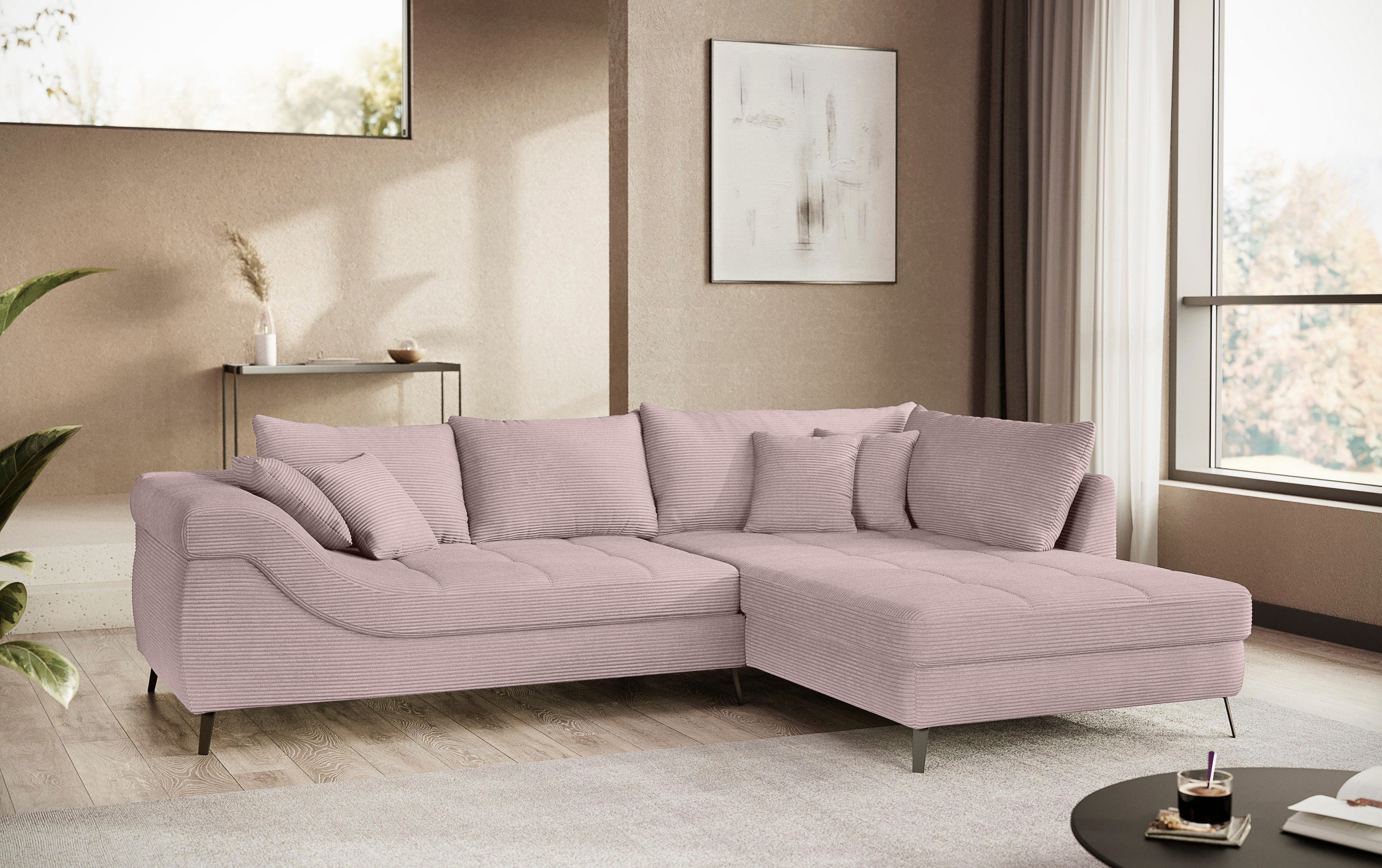 Mr. Couch Ecksofa Portofino L-Form, 4 günstig online kaufen