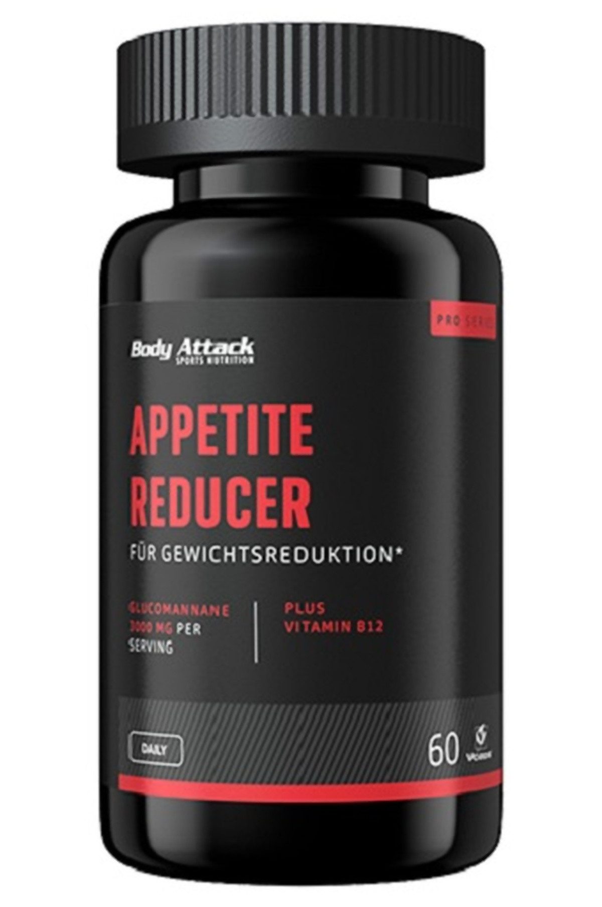 Body Attack Appetite Reducer - 60 Caps Kapseln, 43 g