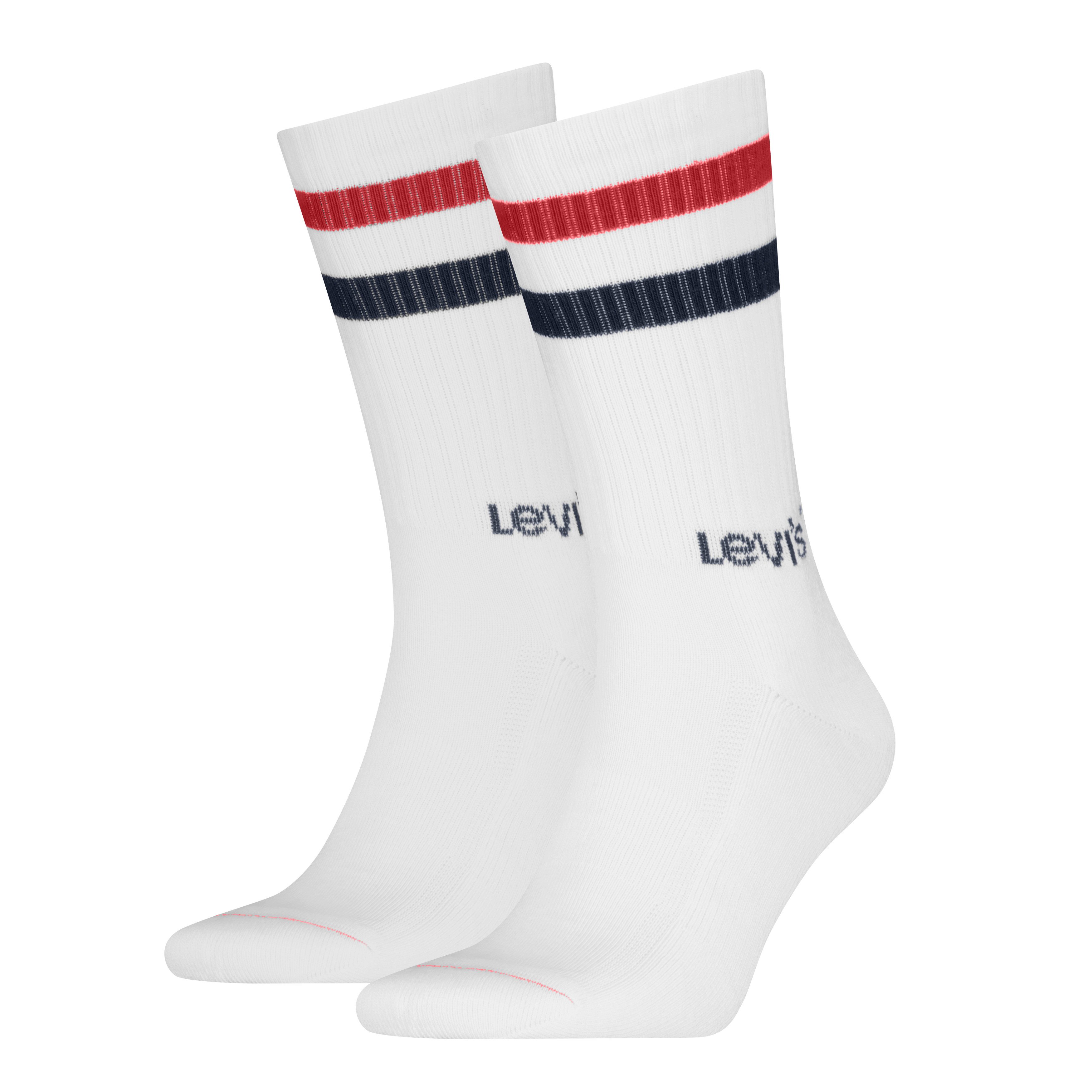 Levi's® Socken LEVIS UNI REG CUT SPORT STRIPE 2P (2 Paar)
