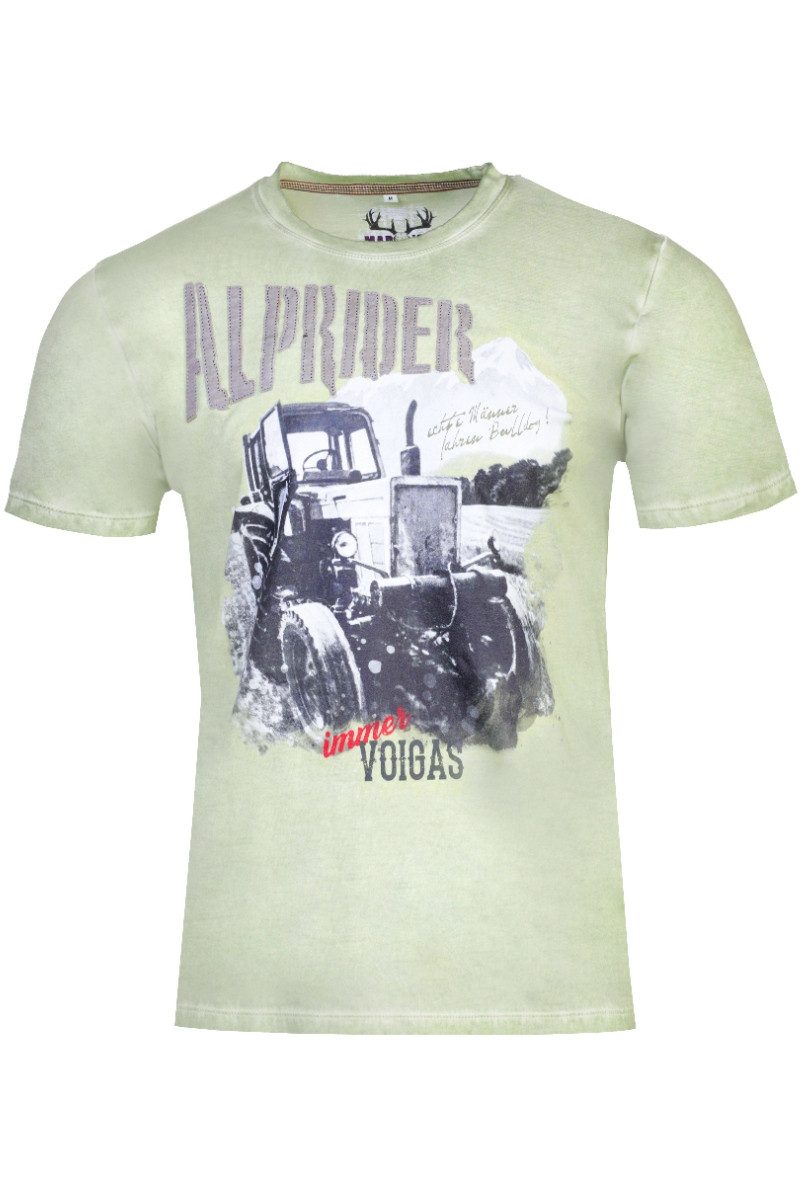 MarJo Trachtenshirt Trachtenshirt Herren - ULRICH - schilf