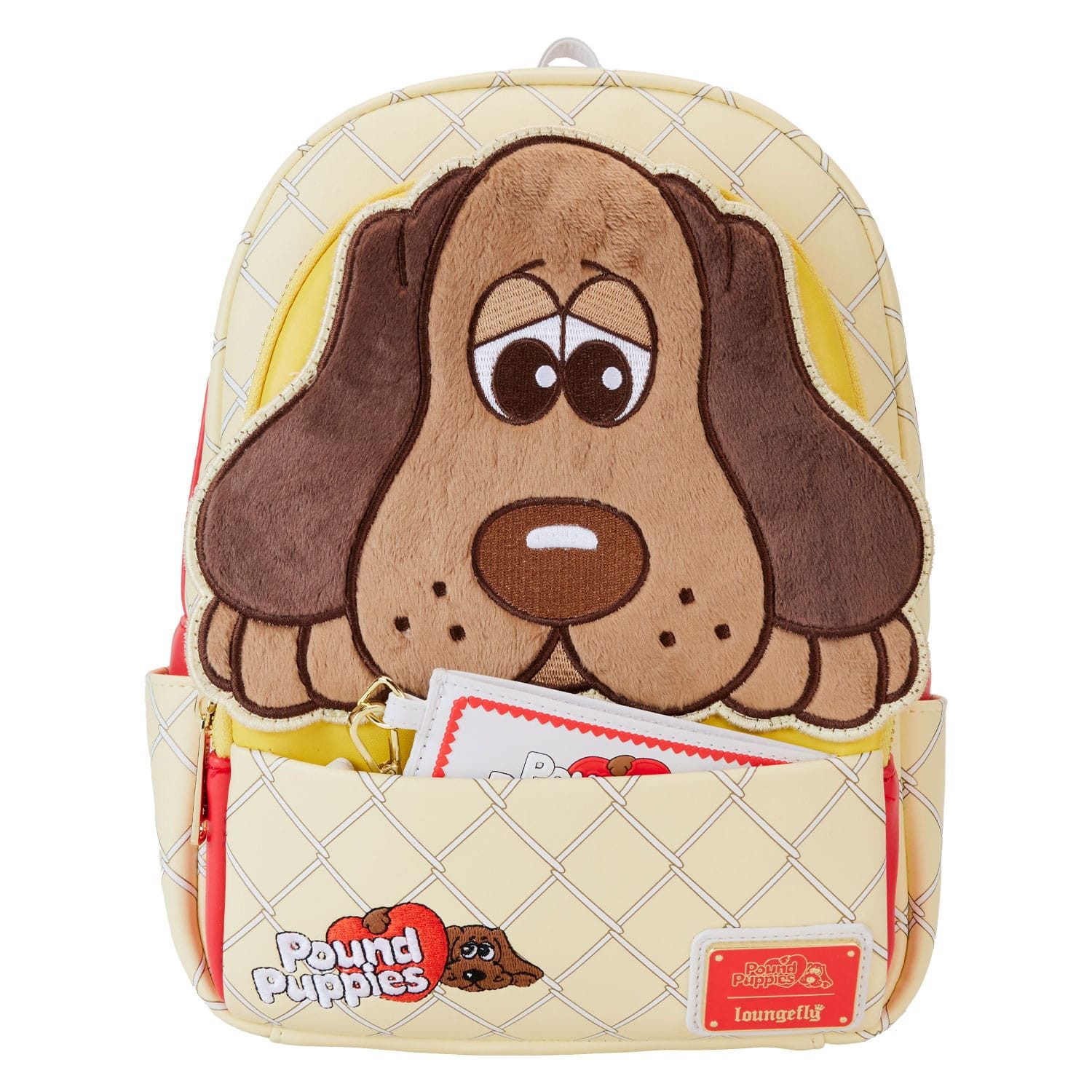 Loungefly Minirucksack Hasbro by Loungefly Mini-Rucksack 40th Anniversary Pound Puppies (1-tlg), Hochwertig und Detailliert