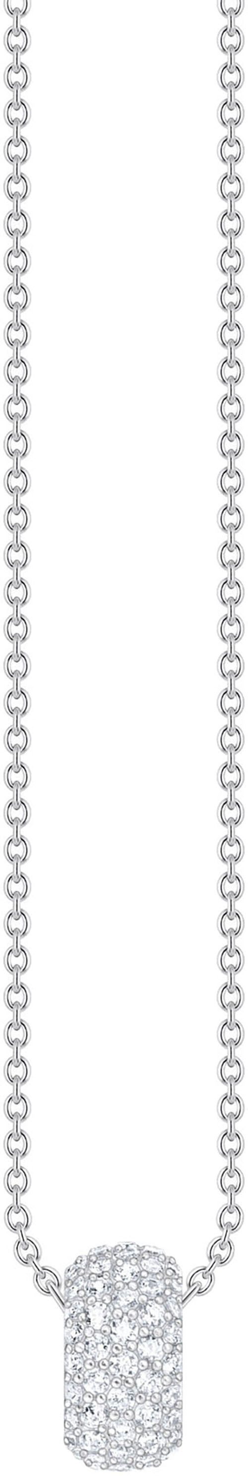 THOMAS SABO Kette mit Anhänger Ювелирные изделия Silber 925 Halskette mit Anhänger in Ringform, mit Zirkonia (synth)