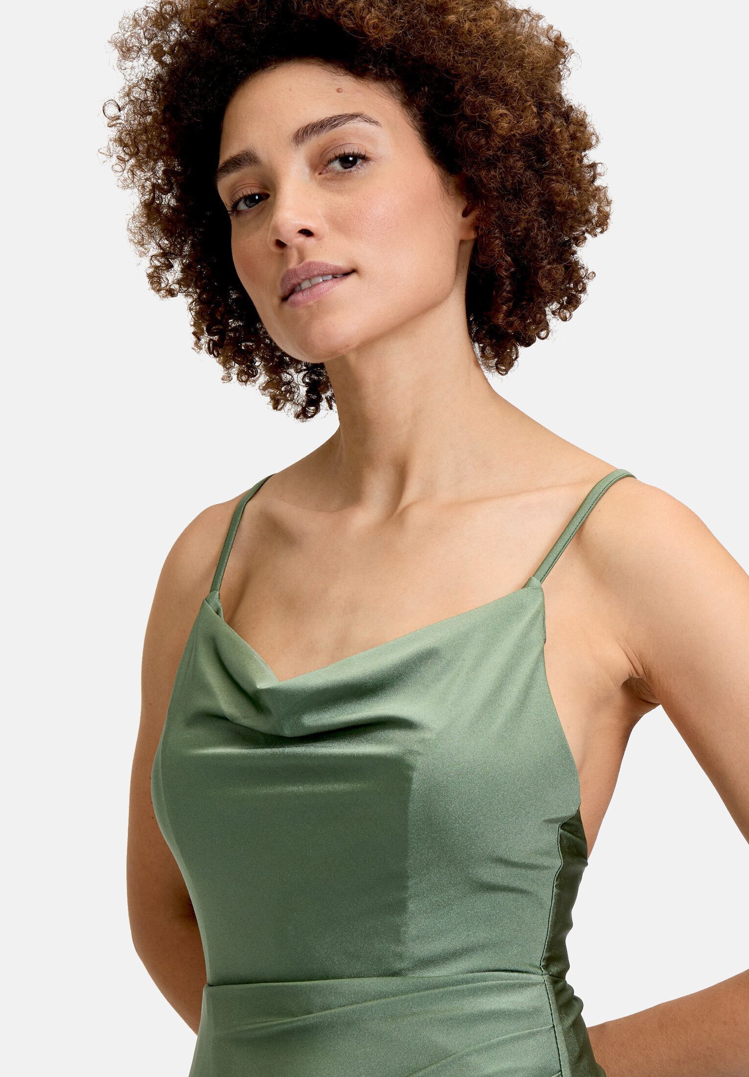 Vera Mont Abendkleid Damen figurbetont Schlitz