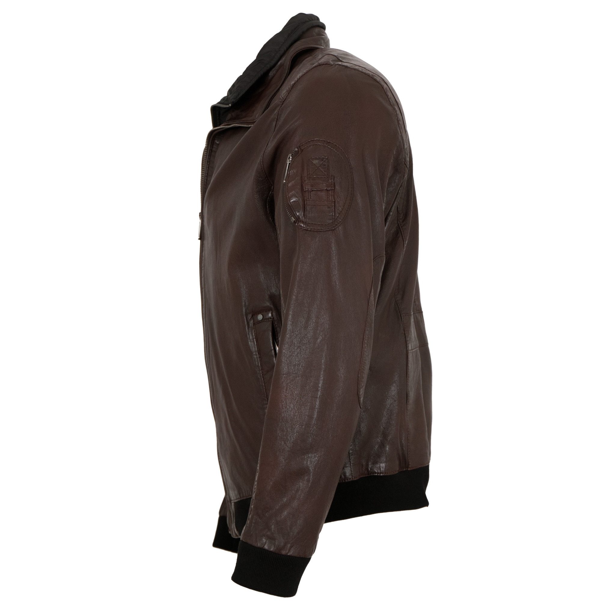 Deercraft Lederjacke DMCris Deercraft - Herren Lederjacke Blouson Lammnappa chestnut