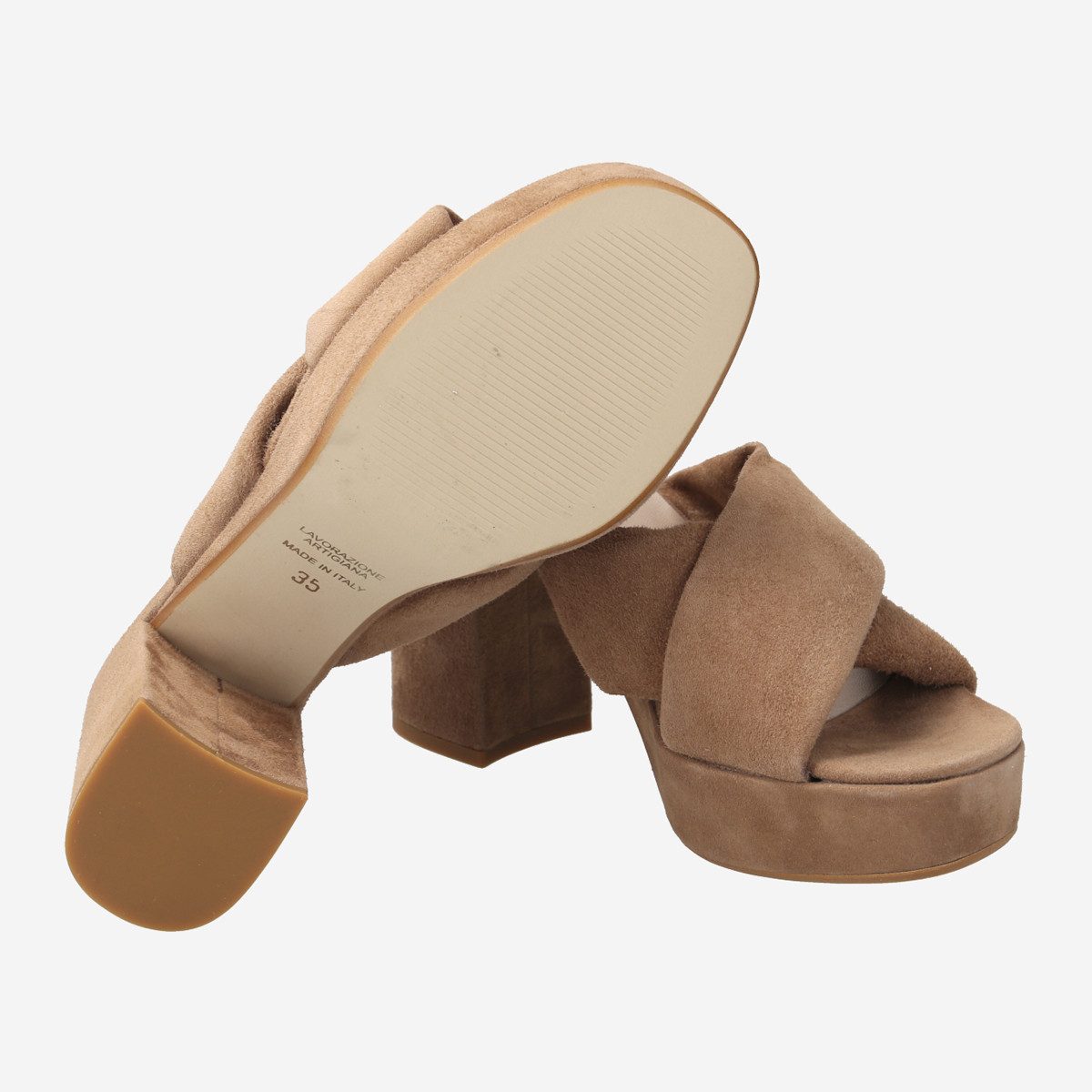 Lüke Schuhe Lüke Schuhe MELODY CUOIO, Sandaletten, Beige, Damen Sandalette