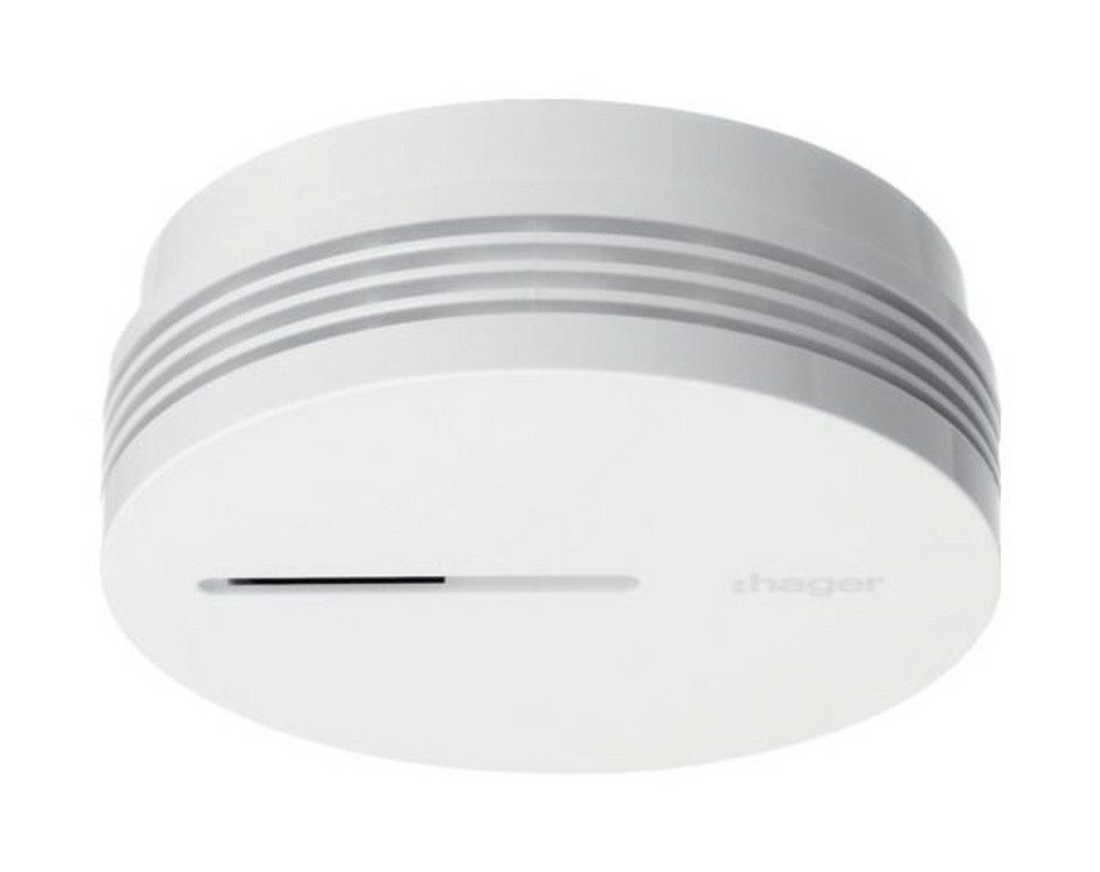 Hager Rauchmelder (3VDC Standalone 10J Batterie/Akku optisch 85 dB mit Sockel)