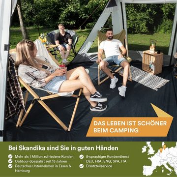 Skandika Campingstuhl Tofte, XXL Schmetterling Sessel, 78 x 74 x 98 cm