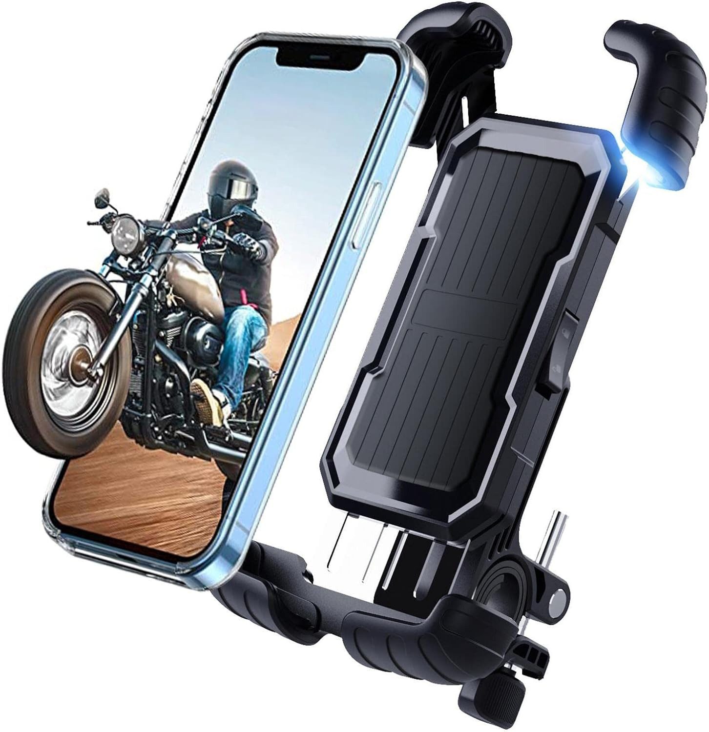 Handy-Halterung Handyhalterung Fahrrad Motorrad Universal 360° Drehbar