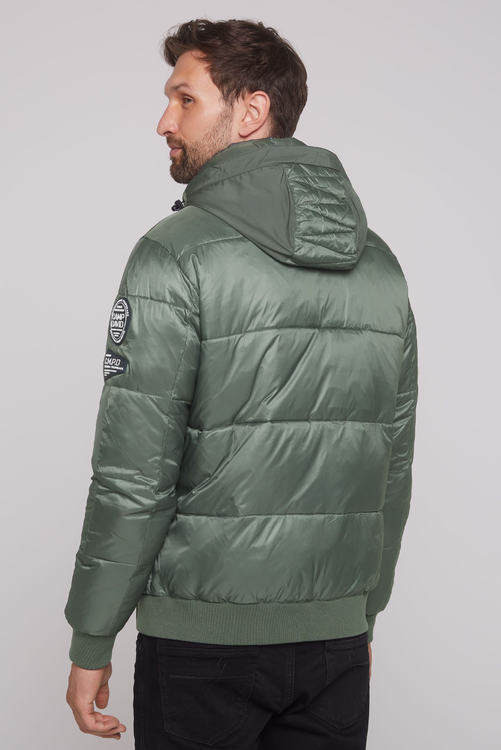 CAMP DAVID Steppjacke mit abtrennbarer Kapuze günstig online kaufen