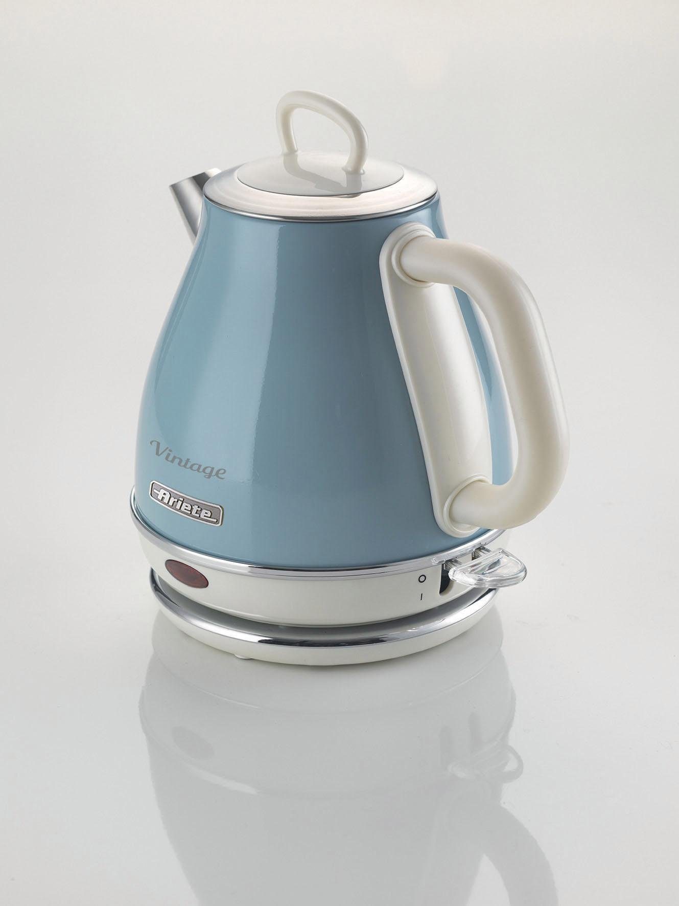 Ariete Wasserkocher 2868BL Vintage blau, 1 l, 1630 W