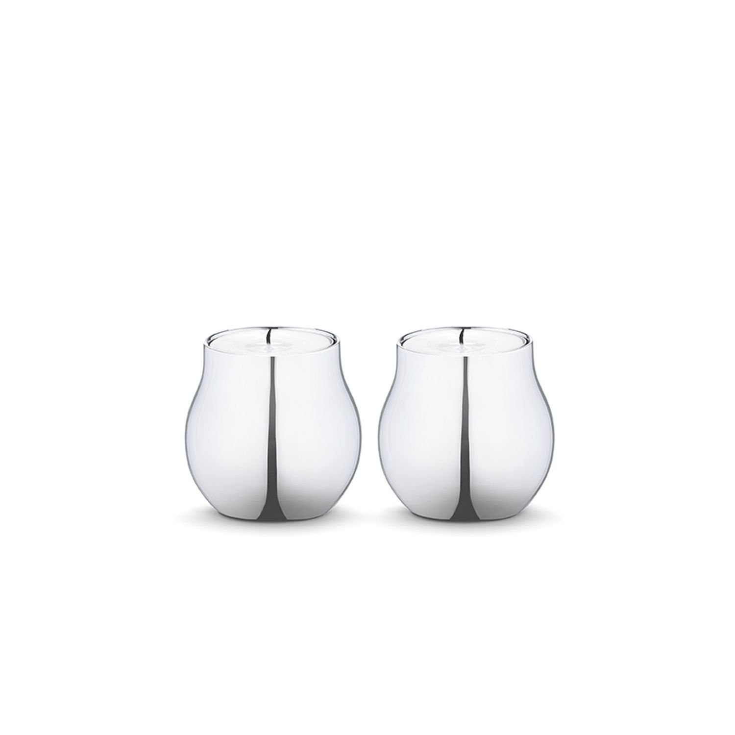 Kerzenhalter Cafu Edelstahl 5,8 cm 2er Set