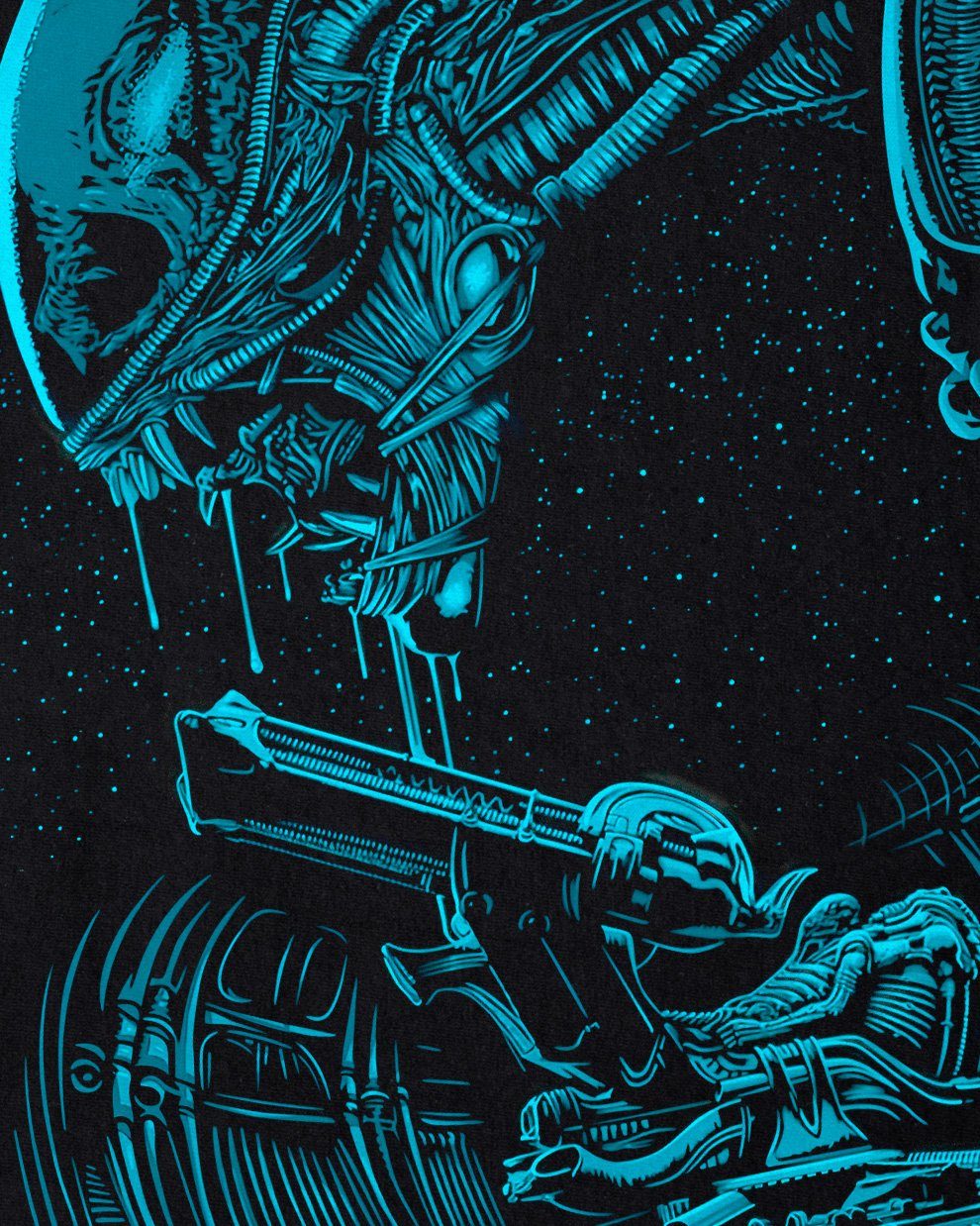 style3 Print-Shirt Kinder T-Shirt alien predator xenomorph ridley scott Prometheus