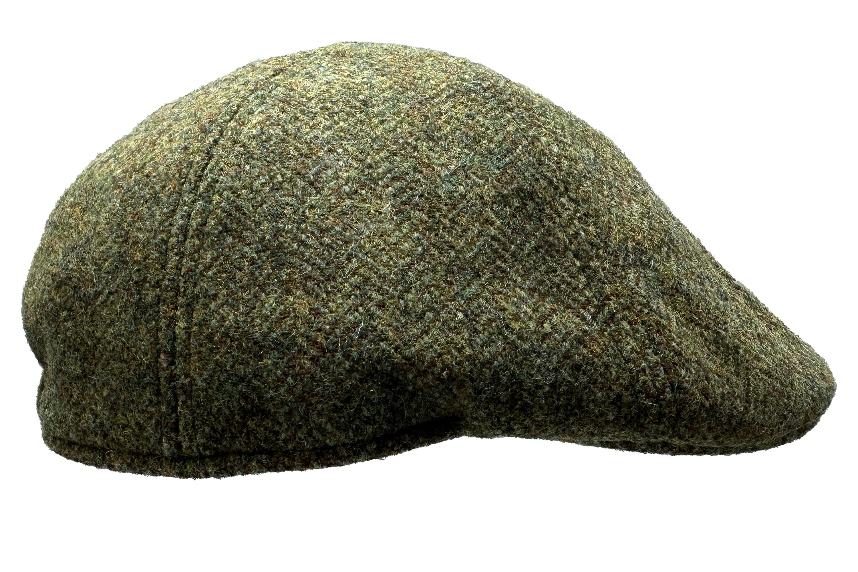 Fiebig Flat Cap 6-Panel Wool Herringbone Fischgrat Cap günstig online kaufen