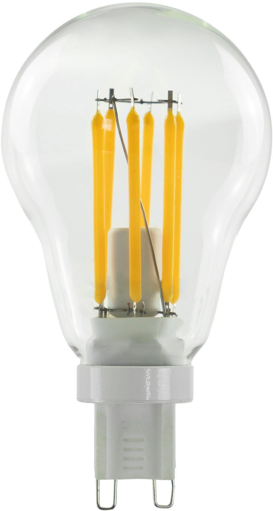 SEGULA LED-Leuchtmittel LED Glühlampe A15 - G9, G9, 1 St., Warmweiß, LED Glühlampe A15 - G9, 2700K, klar, 3,2W, CRI 90, dimmbar