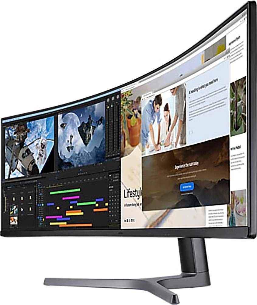 HD, 5120 C49RG94SSP Curved-Gaming-OLED-Monitor cm/49 Reaktionszeit, ms x LED) (124 VA 1440 px, Samsung 4 120 Hz, Quad ",