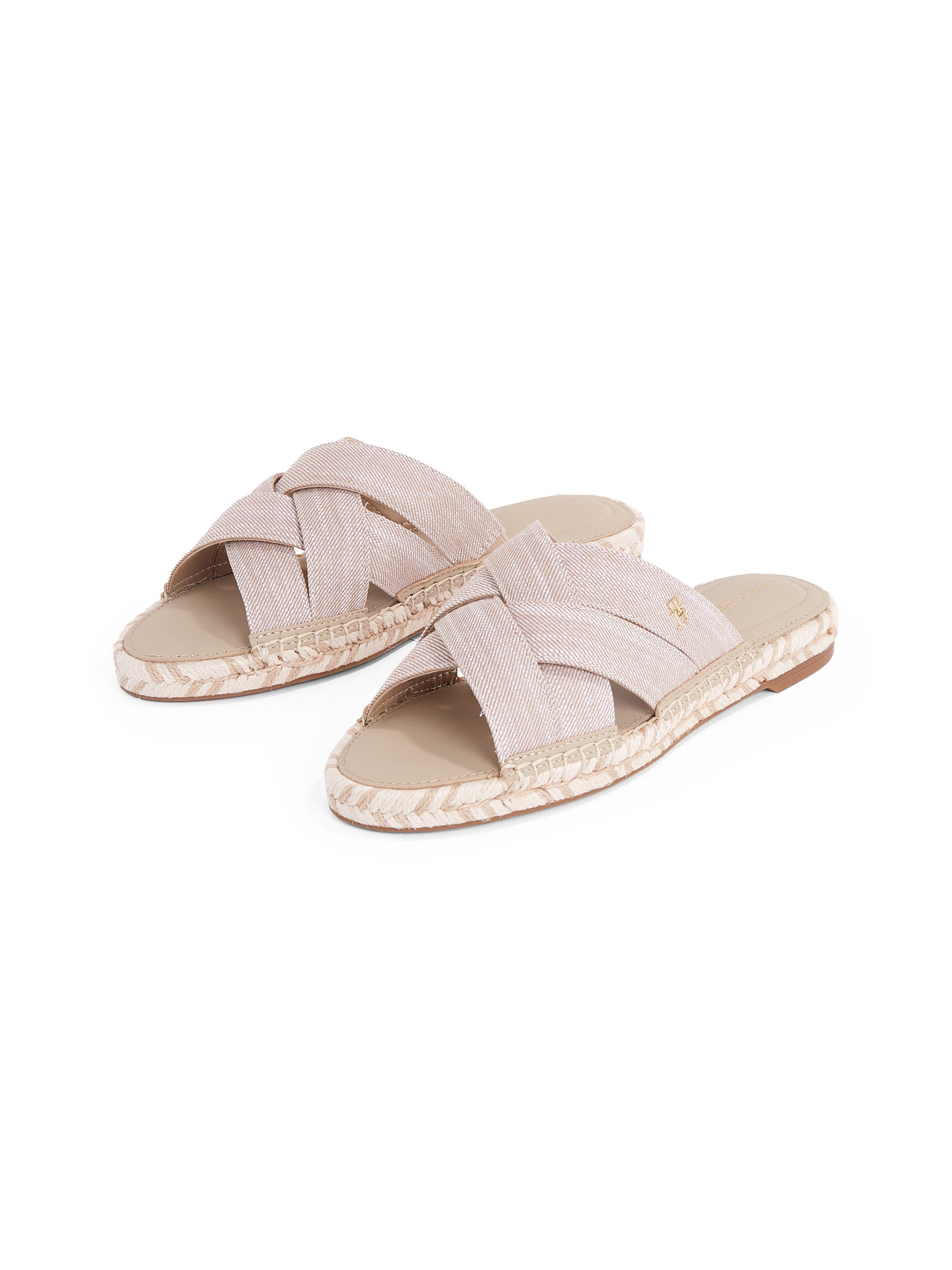 Tommy Hilfiger CHAMBRAY ESPADRILLE MULE Pantolette, günstig online kaufen
