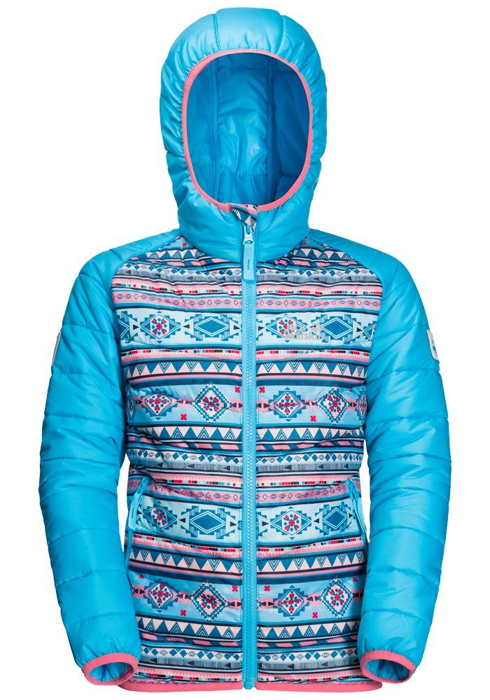 Jack Wolfskin Winterjacke PRINT KIDS, Kapuze, PFC-frei ZENON Winterjacke JACKET mit