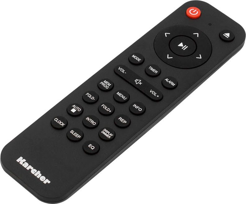 Karcher RA 2060D Digitalradio (DAB) (Digitalradio (DAB), UKW mit RDS, 6 W, Küchenradio mit DAB+, Unterbau, CD Player, Bluetooth, Farbdisplay)