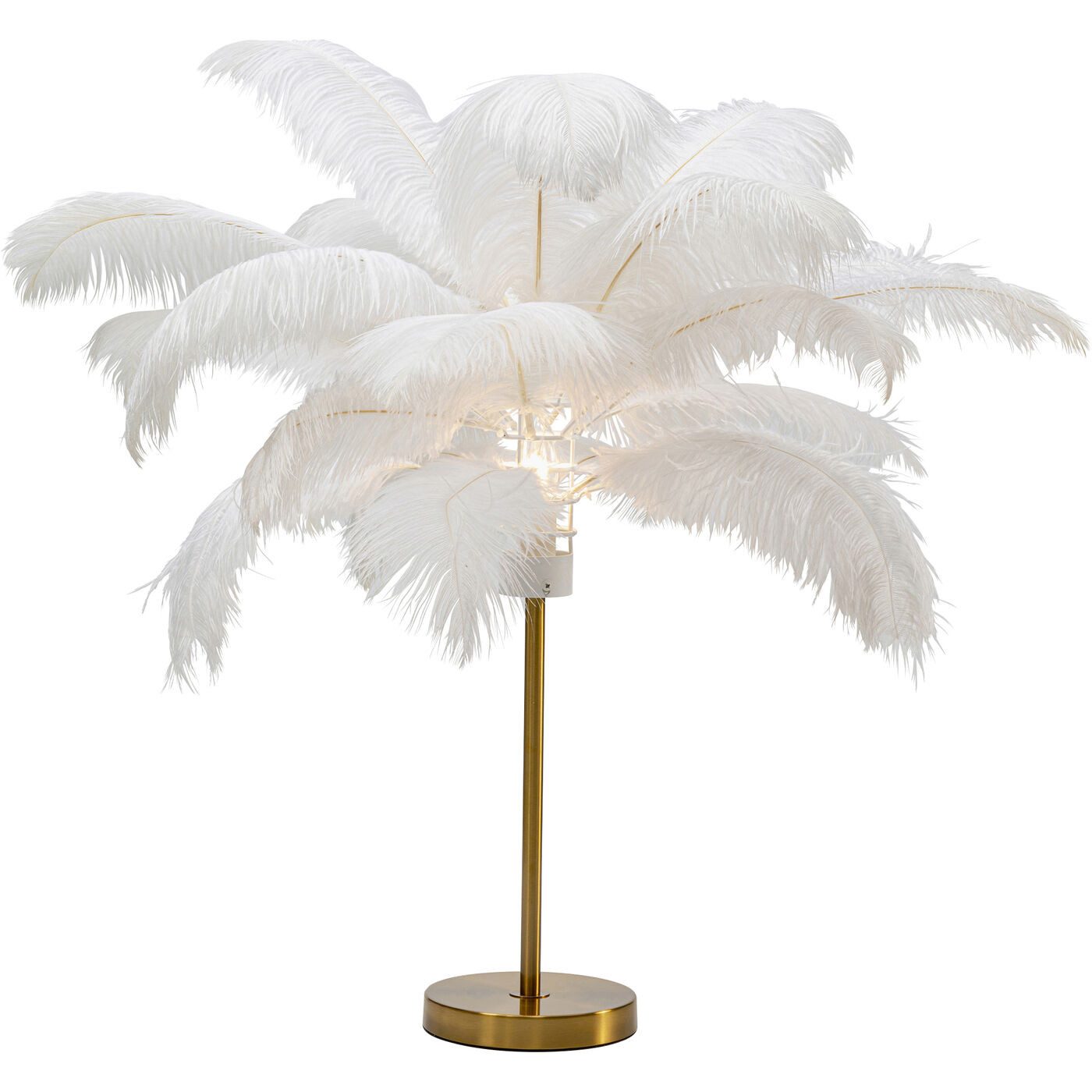 Kare Design Tischleuchte Feather Palm, ohne Leuchtmittel
