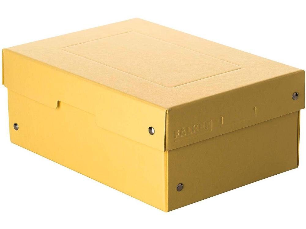 Falken Geschenkpapier Falken PureBox 'Pastell', DIN A5, 100 mm Höhe gelb