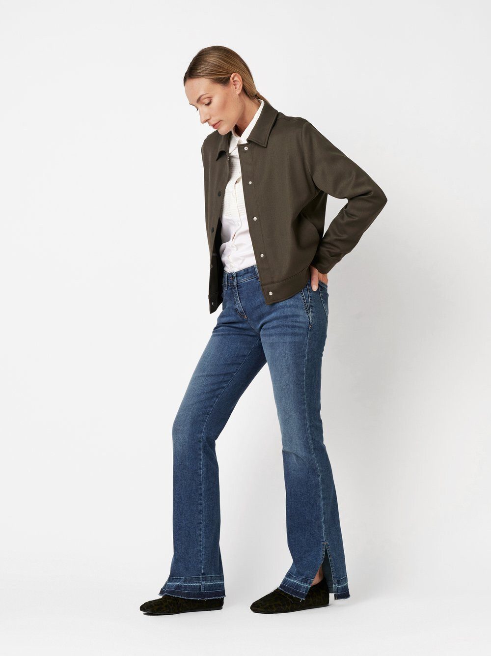 TONI Bootcut-Jeans Perfect Shape mit offenen Säumen günstig online kaufen