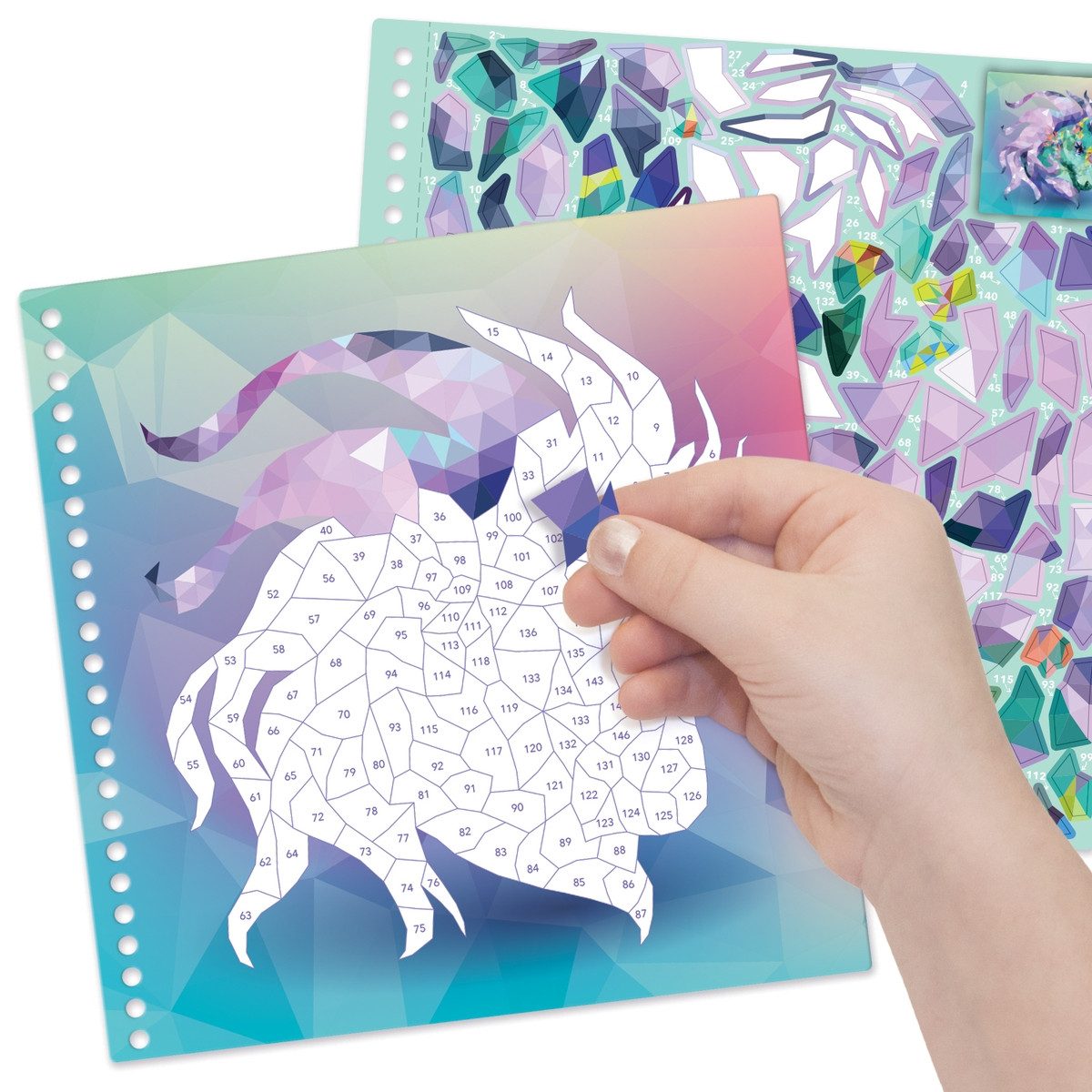 Toynamics Europe Stickerbuch Nebulous Stars Stickern nach Zahlen