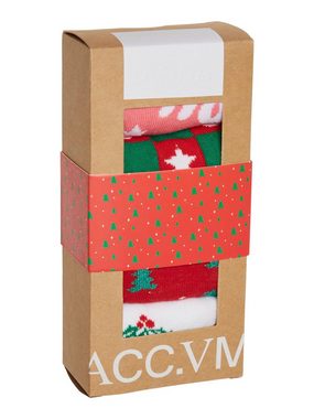 Vero Moda Socken VMELF SOCKS GIFTBOX XMAS (Packung, 4-Paar)