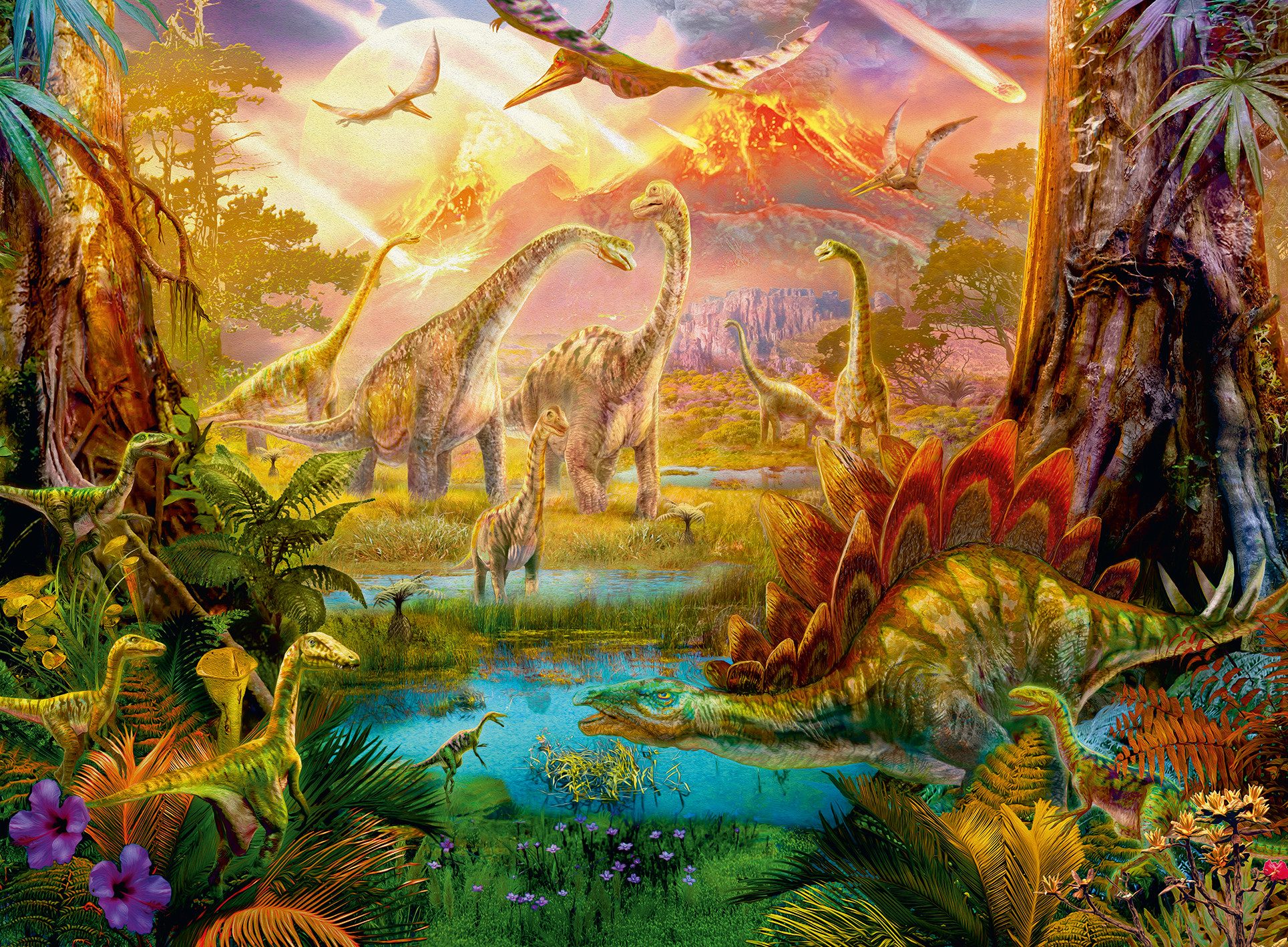 Ravensburger Puzzle Im Dinoland, 500 Puzzleteile, günstig online kaufen