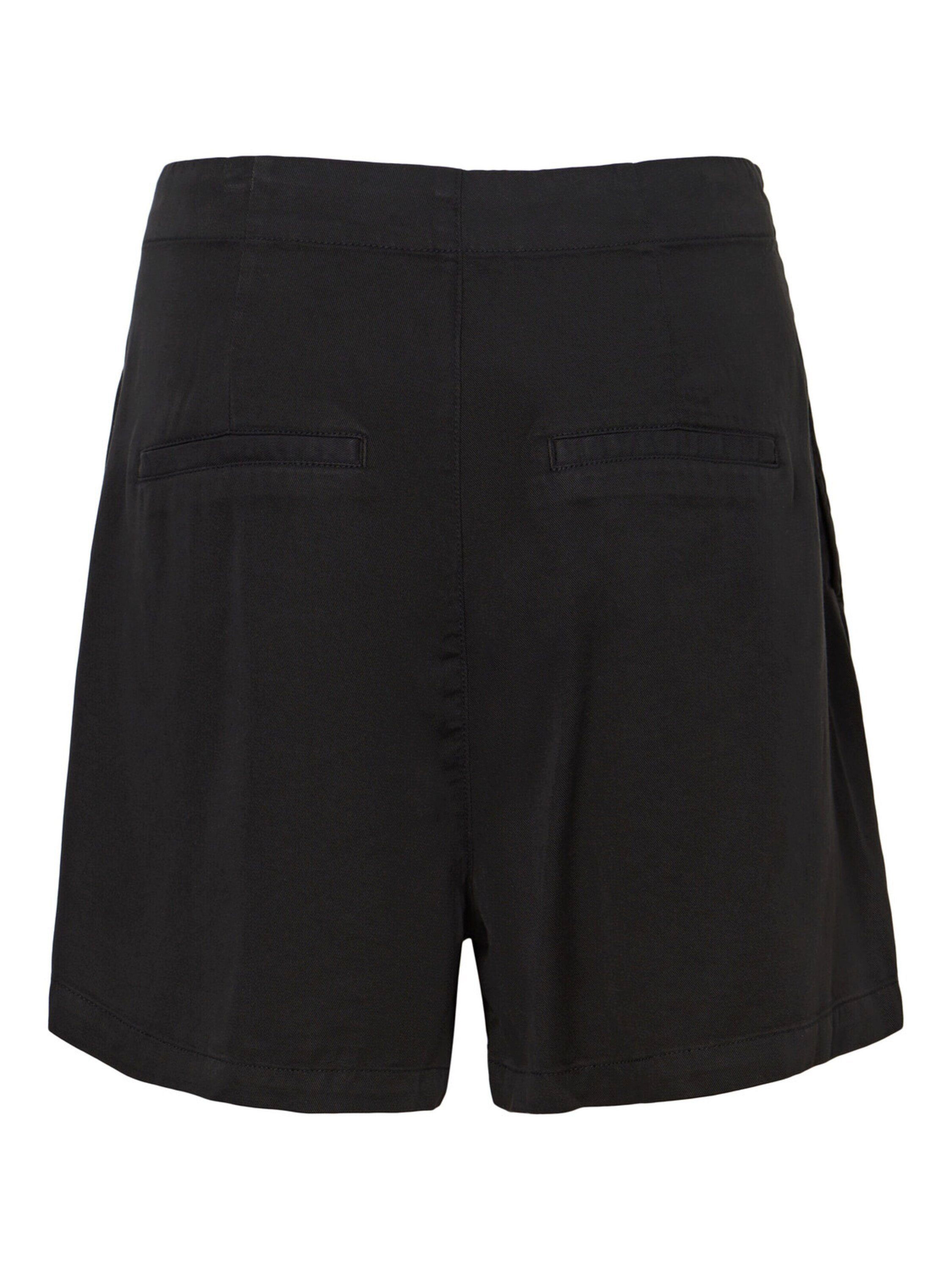 (1-tlg) Schwarz Falten Mia Moda Detail, Weiteres Plain/ohne Chinoshorts Details, Vero Drapiert/gerafft,