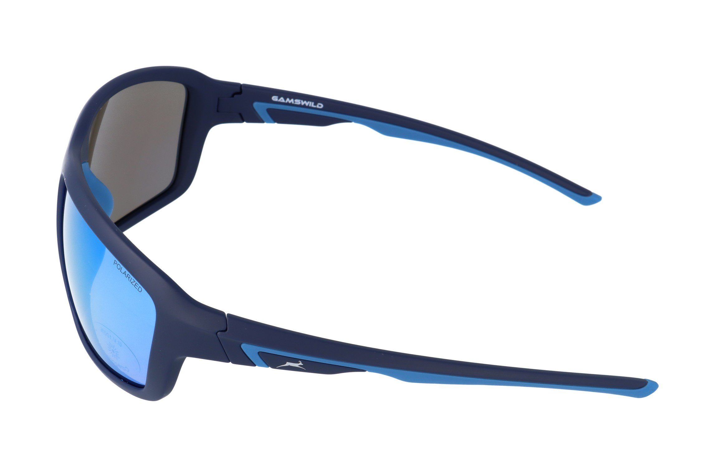 Gamswild Unisex, Sportbrille hellblau Sonnenbrille Damen WS7536 Skibrille Herren polarisiert TR90 Fahrradbrille &