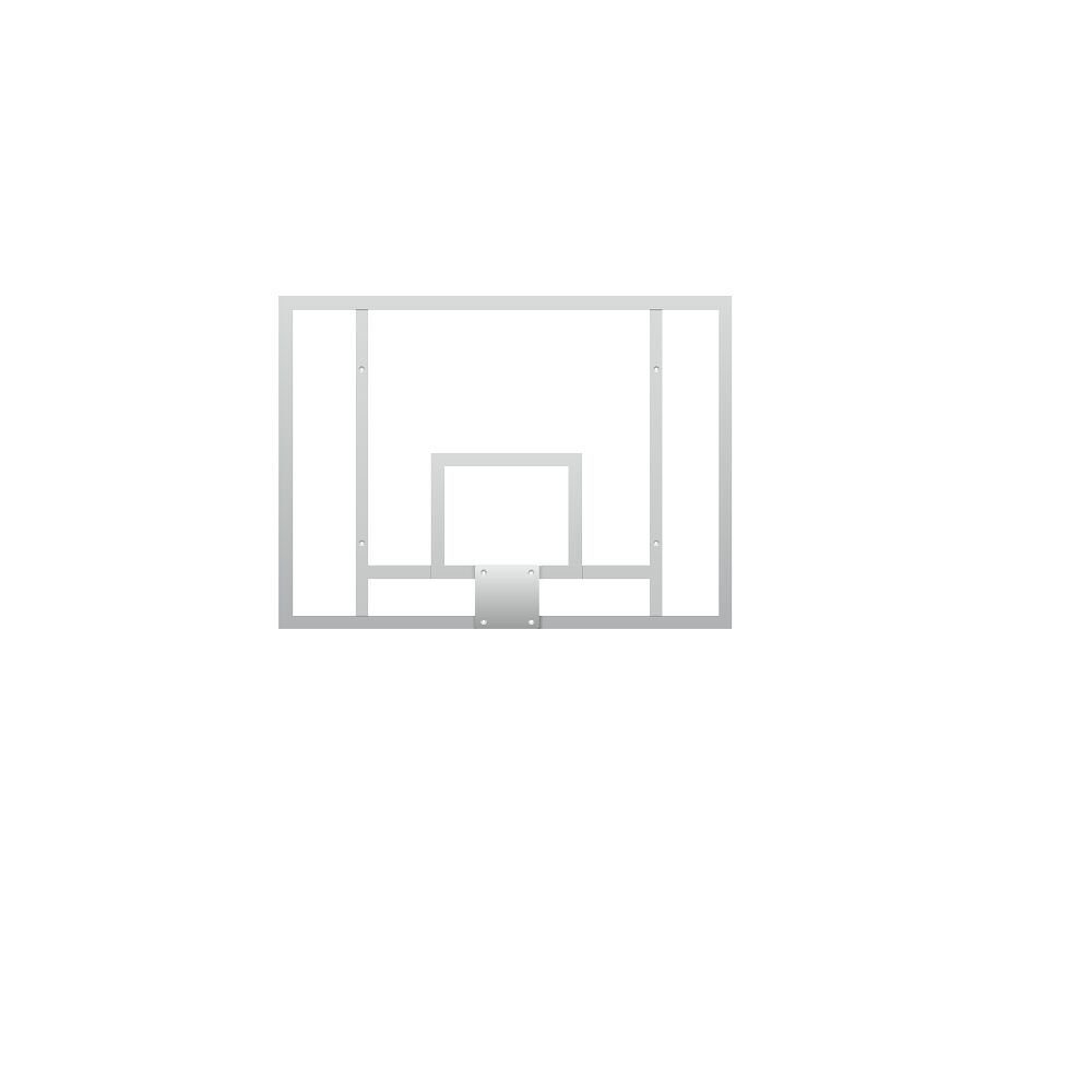 Sport-Thieme Basketballkorb Basketball-Zielbrett Acrylglas, Entspricht und FIBA-Vorgaben DBB
