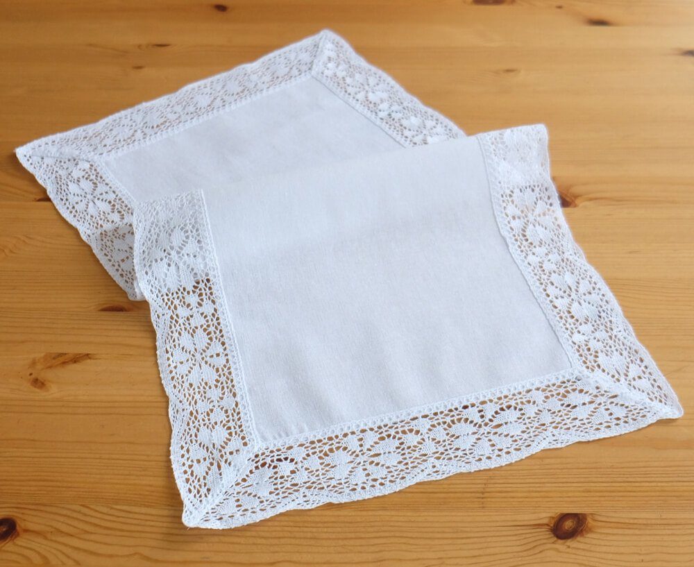 matches21 HOME & HOBBY Tischdecke Tischläufer JANA feine Häkelkante Landhau günstig online kaufen
