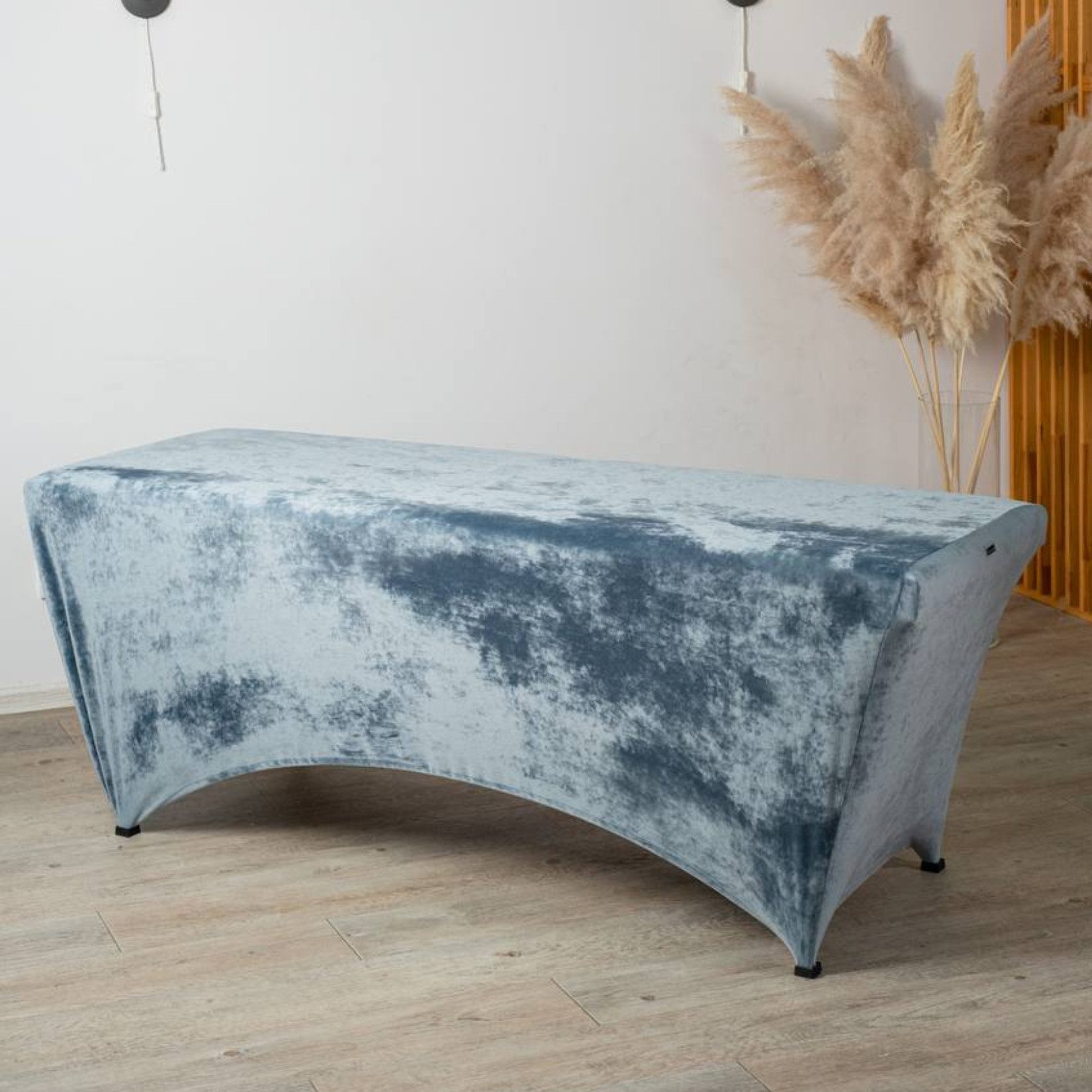 STM Company Massageliege Verlängerter Liegenbezug aus Velours für Kosmetikliege & Massageliege (Elastischer Spannbezug mit Fußaussparung), 180x60 cm/ 190x70 cm
