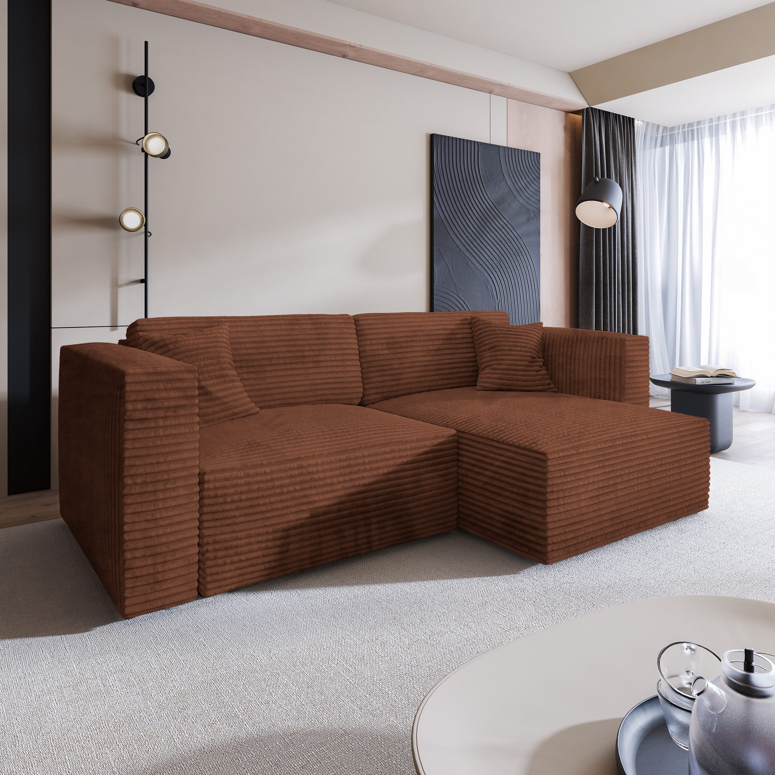 Masseno Ecksofa NERIO mit Schlaffunktion L-Form, günstig online kaufen