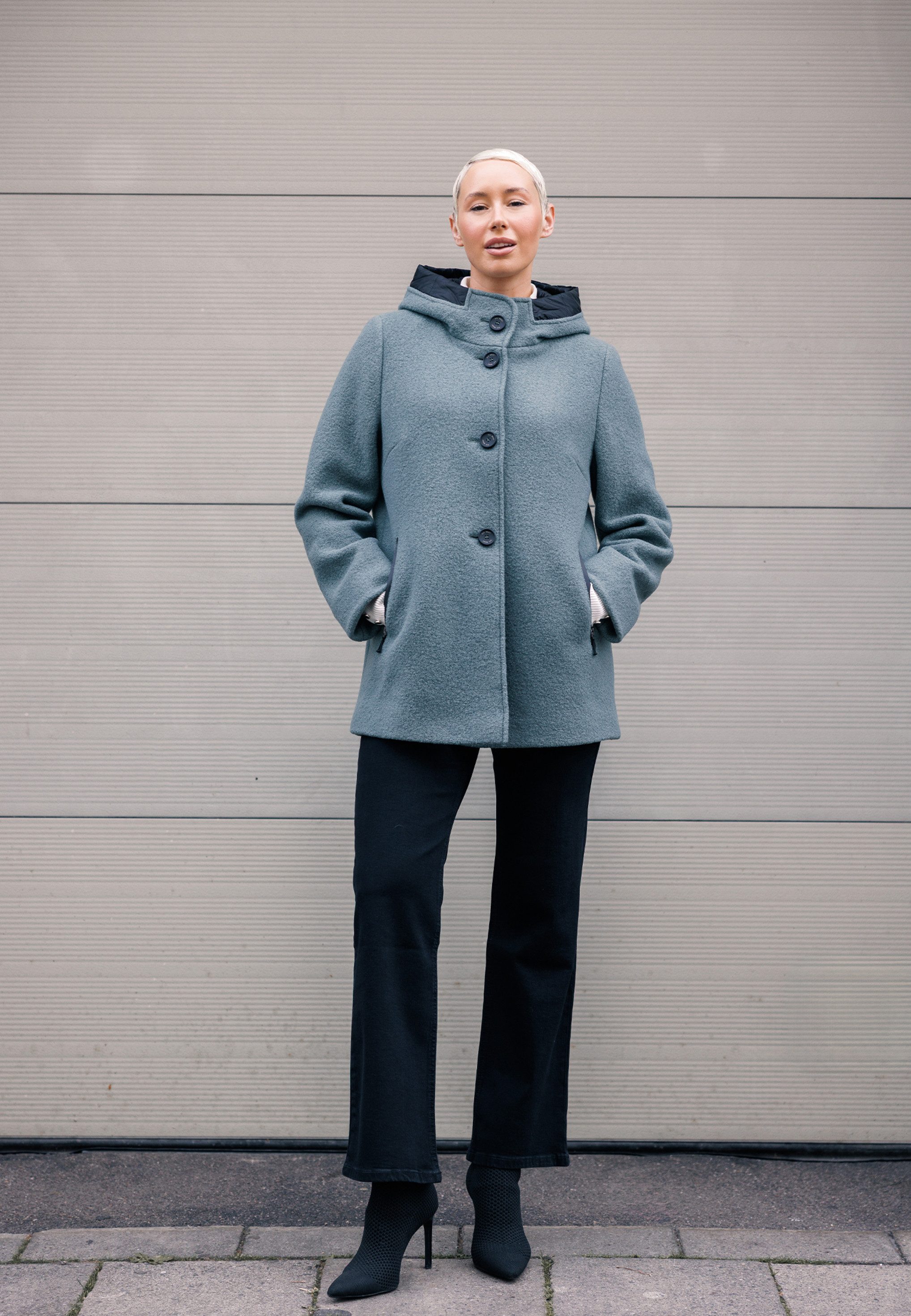 Gil Bret Wolljacke Damen mit Kapuze