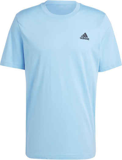 adidas Sportswear Kurzarmshirt ESSENTIALS EMBROIDERED SL Herren T-Shirt hellblau