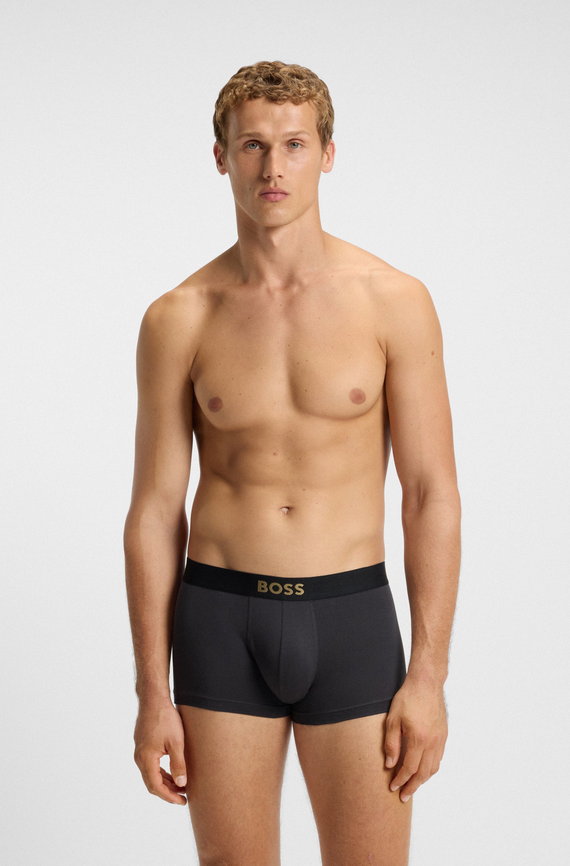 BOSS Trunk 3P Gold Logo (3-St) günstig online kaufen