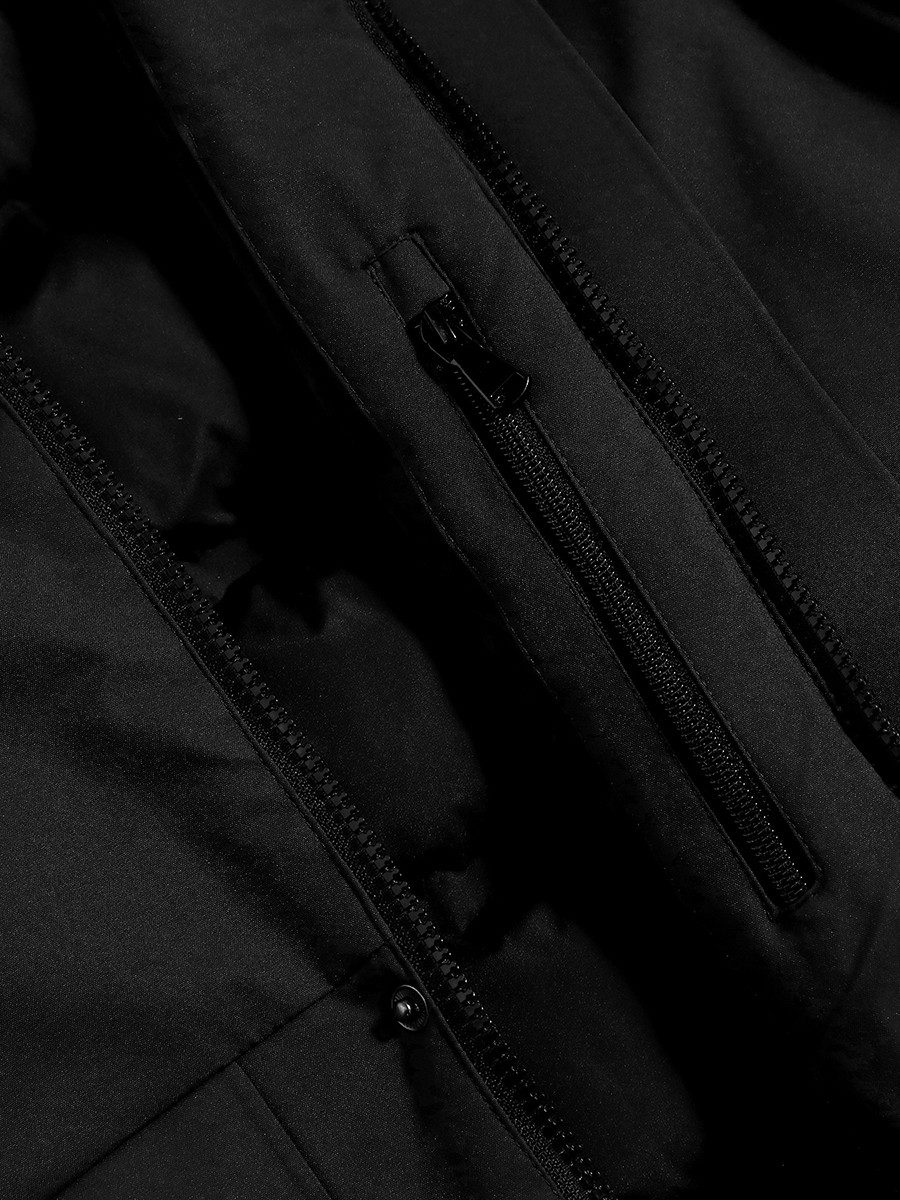 YOUTHUP Winterjacke Herren Parka Winter-Kapuzenjacke für Freizeit