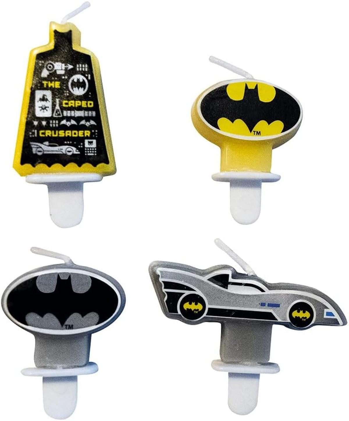 Amscan Formkerze amscan Batman Party 4 Kerzen