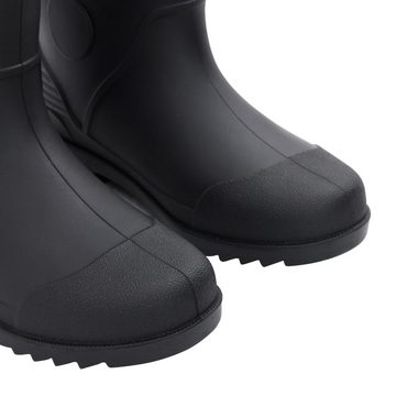 vidaXL Wathose Gummistiefel Schwarz Größe 41 PVC