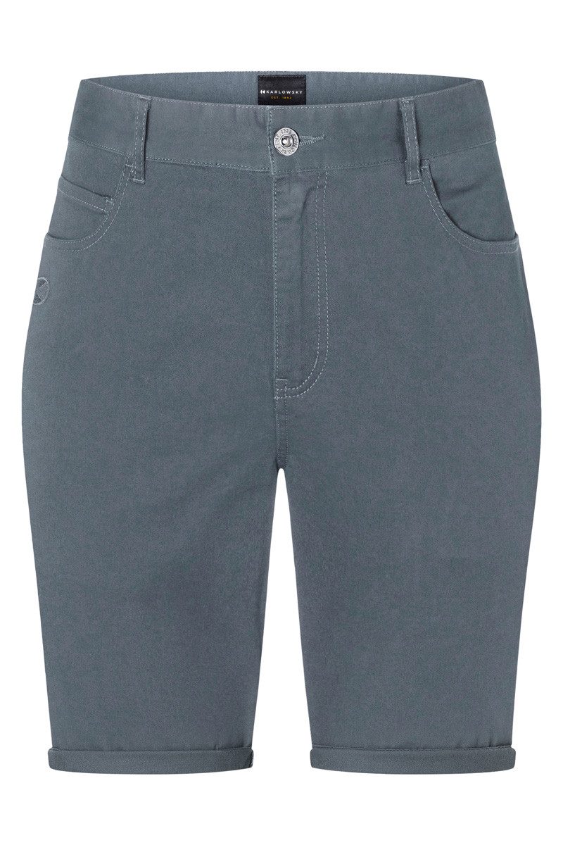 Karlowsky Fashion Arbeitsshorts KARLOWSKY Damen 5-Pocket-Shorts CLASSIC-STRETCH Anthrazit