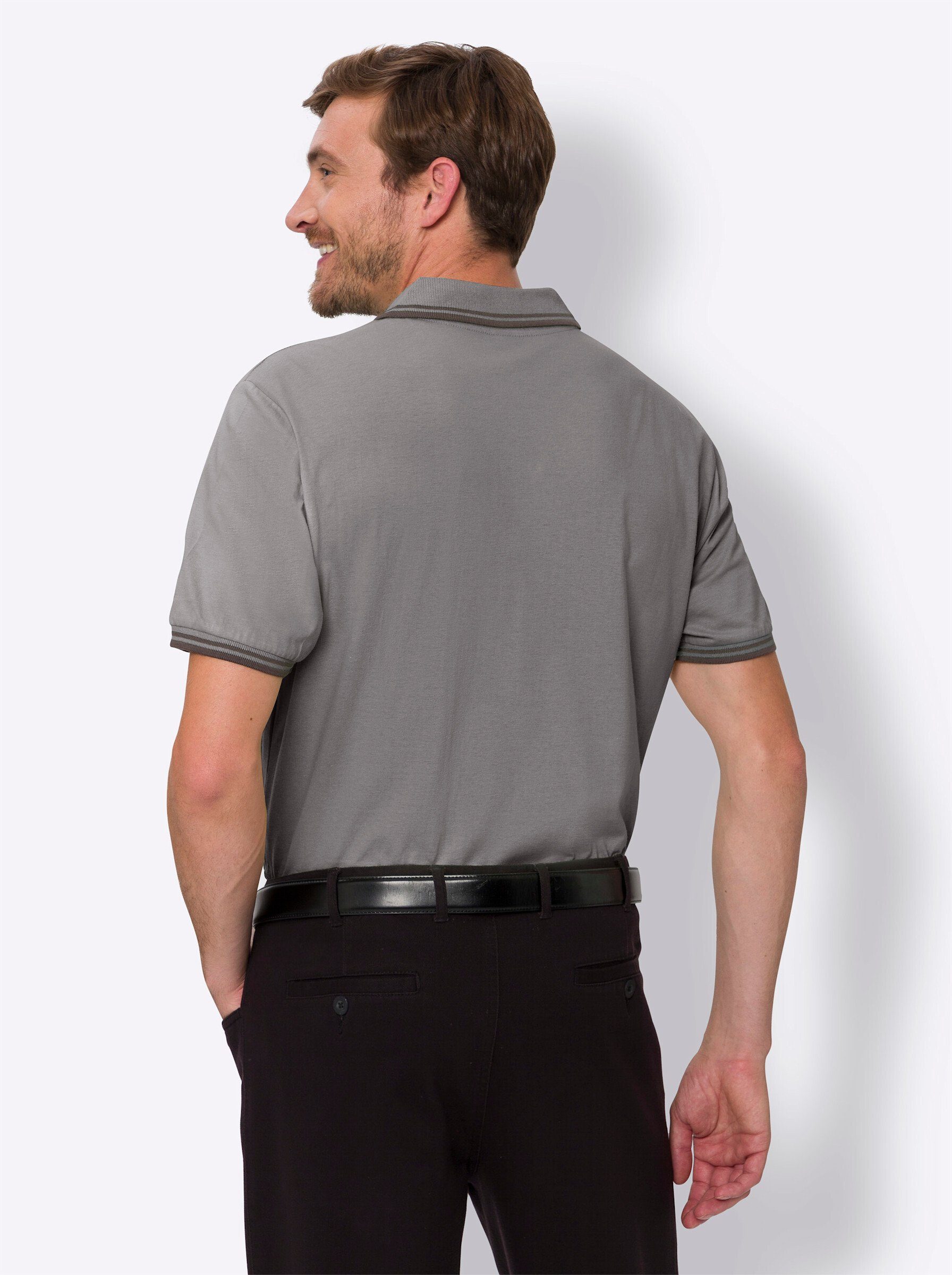 Sieh an! T-Shirt Kurzarm-Poloshirt günstig online kaufen