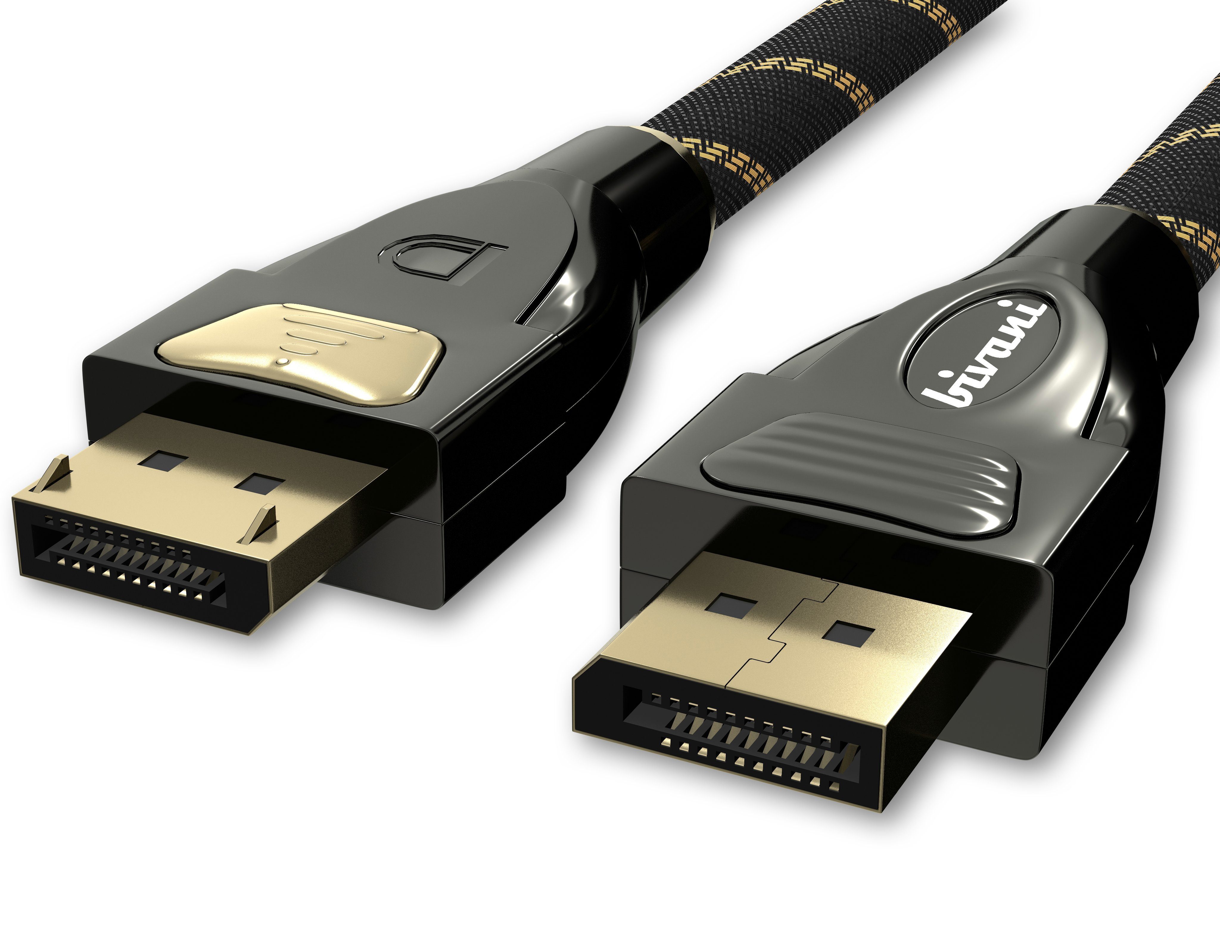 bivani Premium DisplayPort 8K DP 1.4 Audio- & Video-Kabel, DisplayPort, DisplayPort (300 cm), HBR3, DSC 1.2, HDR10, HDCP 2.2, 8K@60HZ, 4K@120HZ, 32,4 Gbps